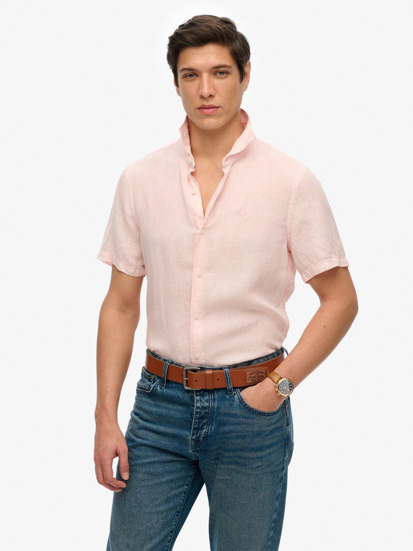 Superdry Superdry Embroidered Vacation Linen Shirt