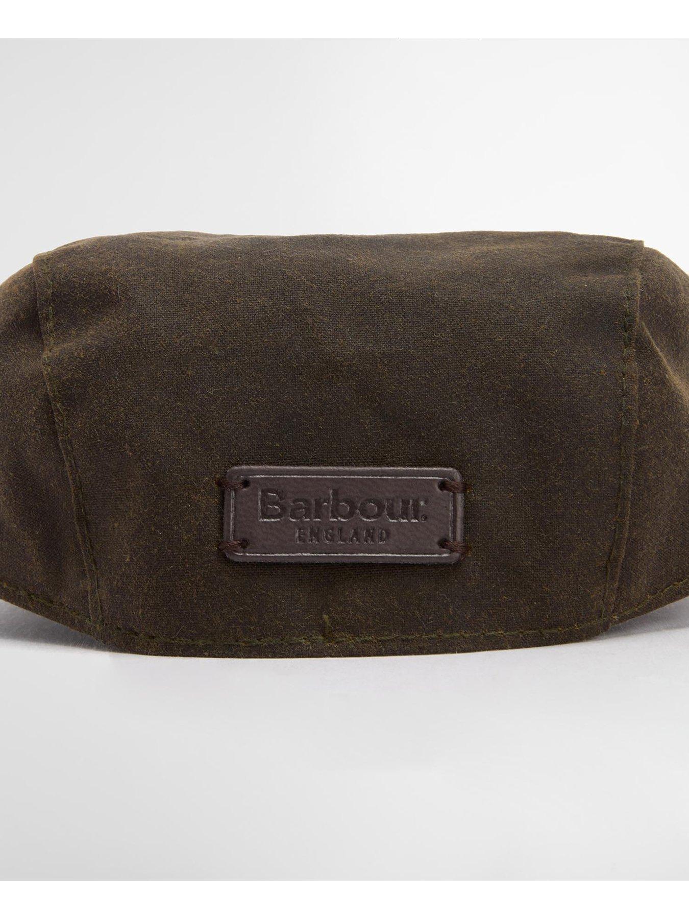 Image 2 of 4 of Barbour Dog Wax Flat Cap - Green
