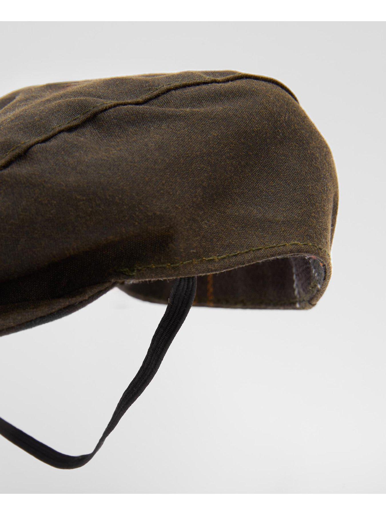 Image 4 of 4 of Barbour Dog Wax Flat Cap - Green