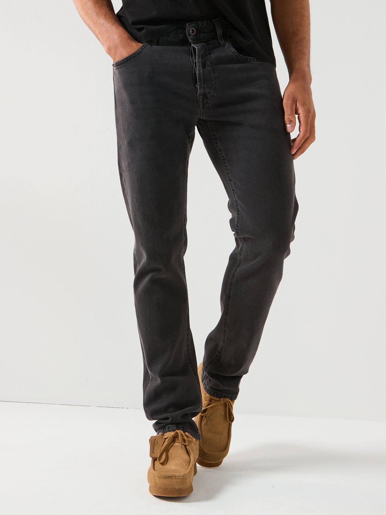 Replay Grover Straight Fit Jean - Grey