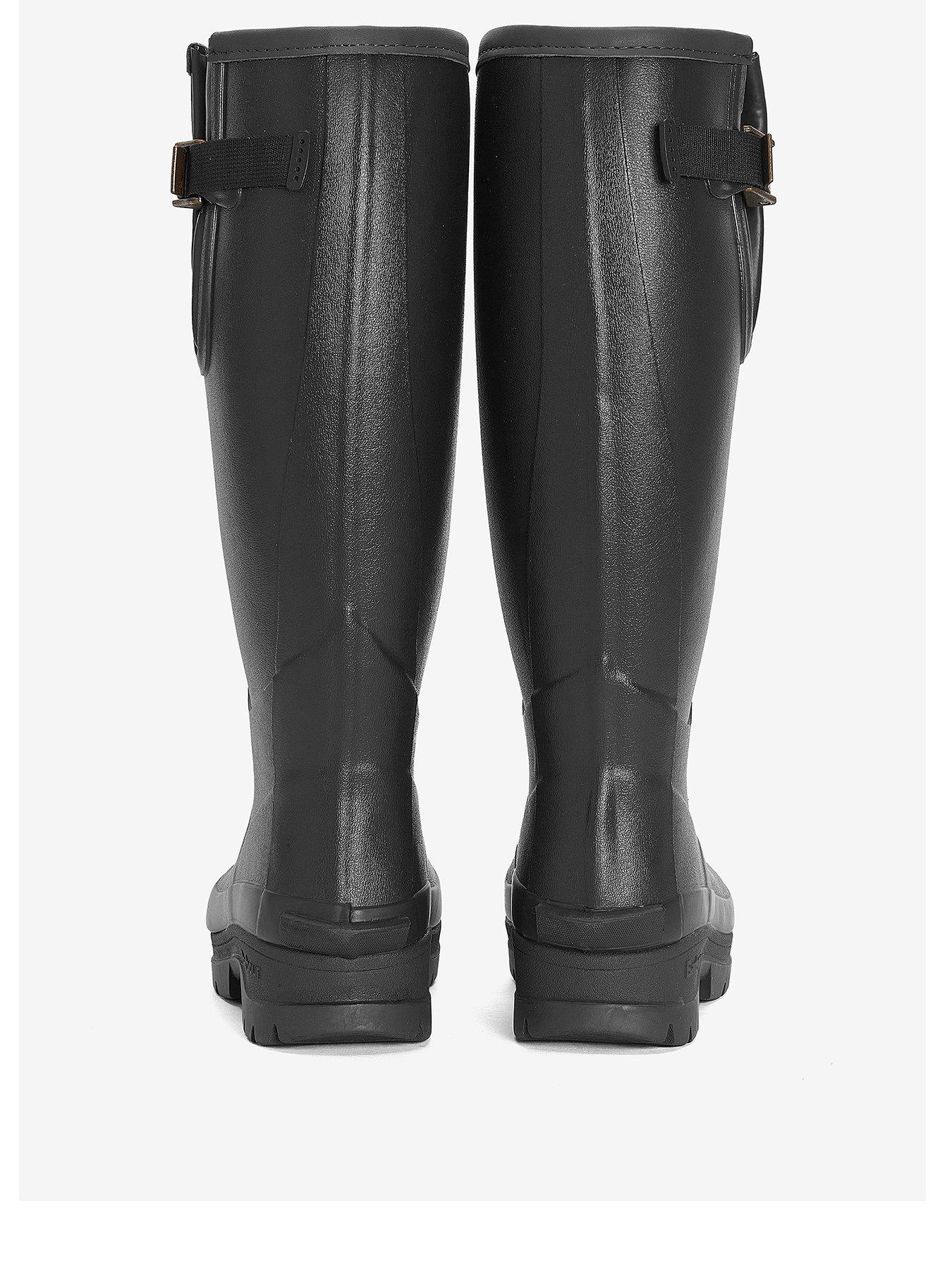 Image 2 of 3 of Barbour Tempest Tall Wellington Boots - Black