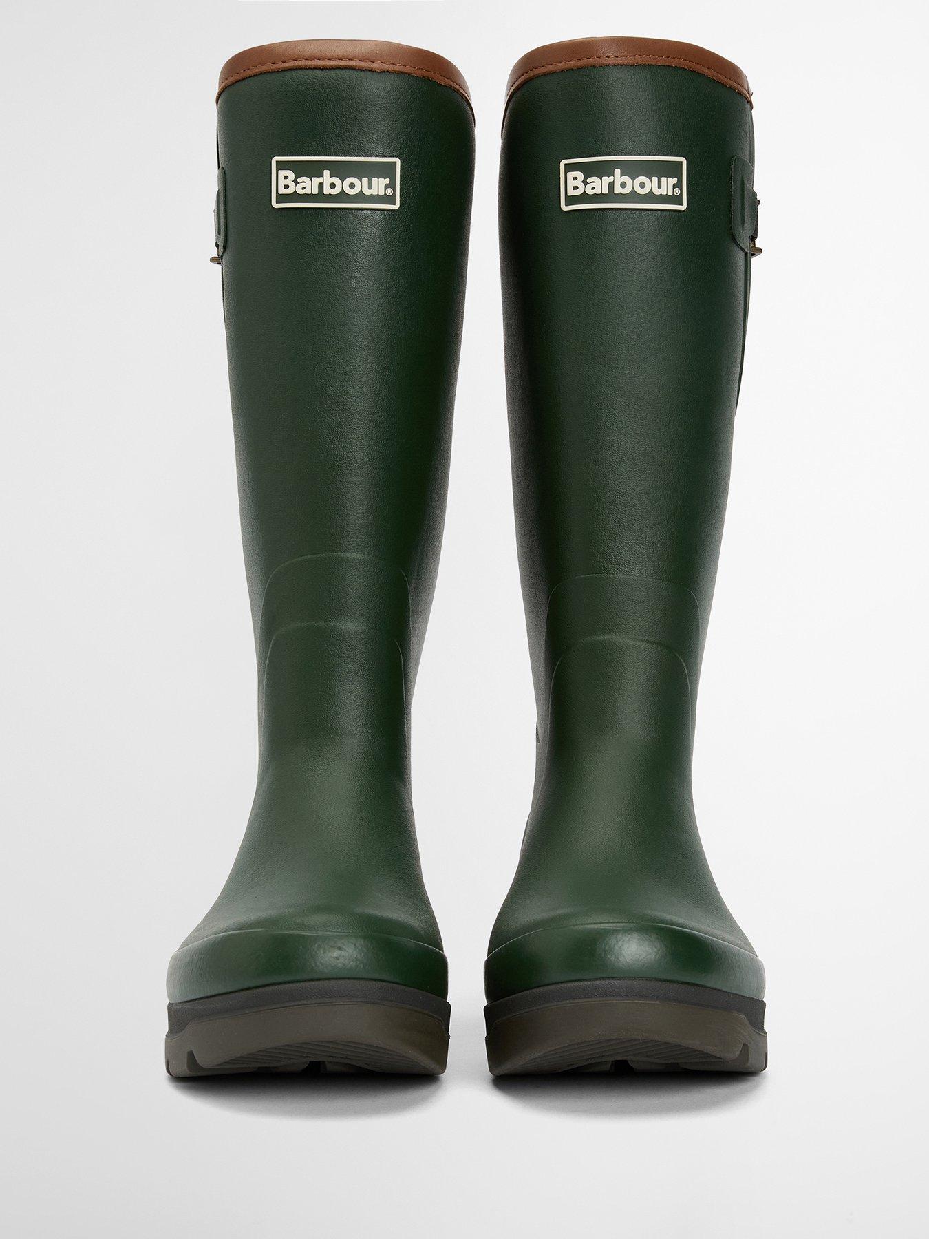 Image 6 of 6 of Barbour Tempest Tall Wellington Boots - Green