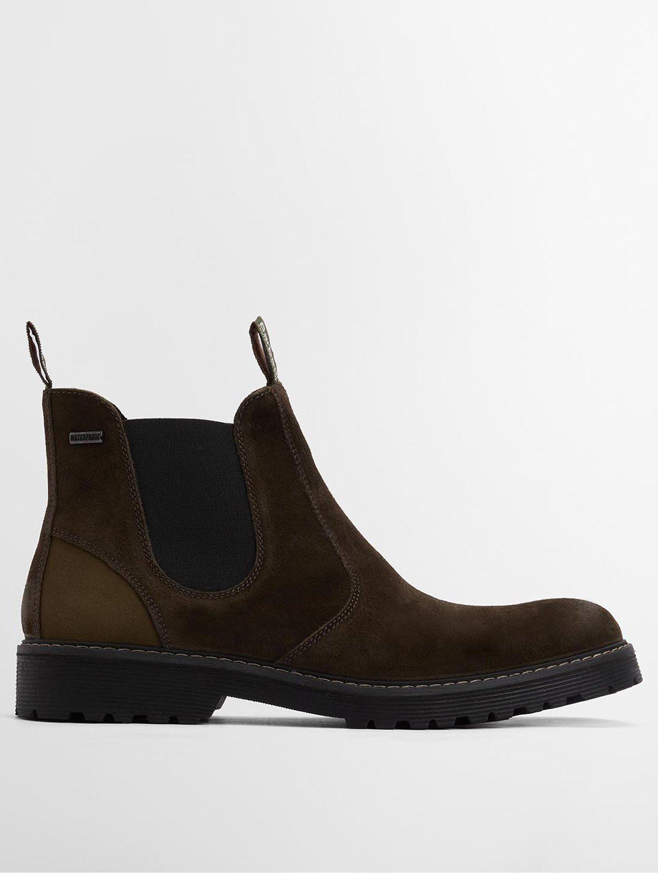 Barbour Patton Waterproof Chelsea Boots - Green