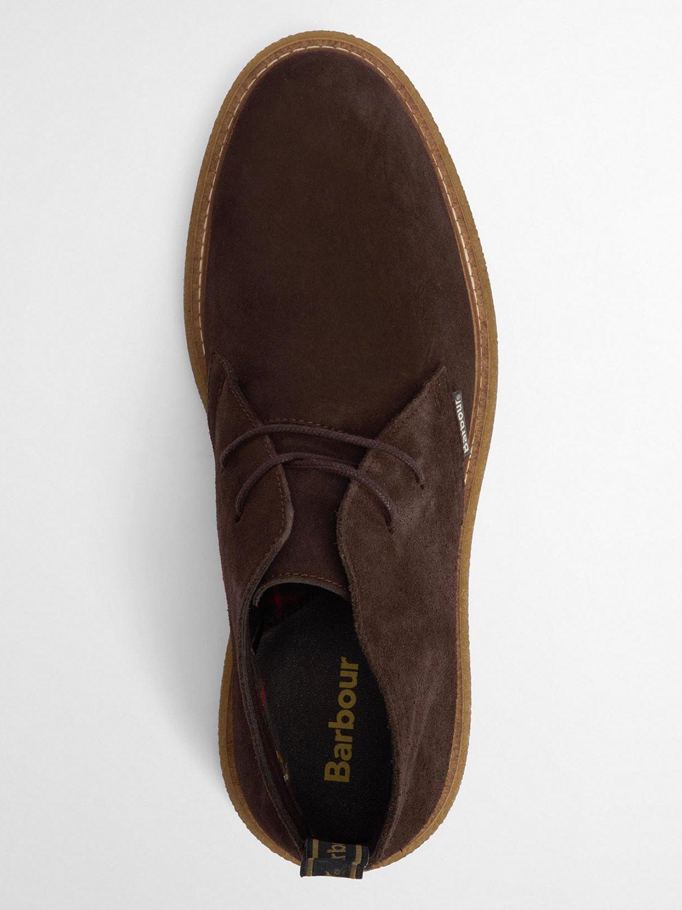 Image 4 of 6 of Barbour Blaine Suede Chukka Boots - Brown