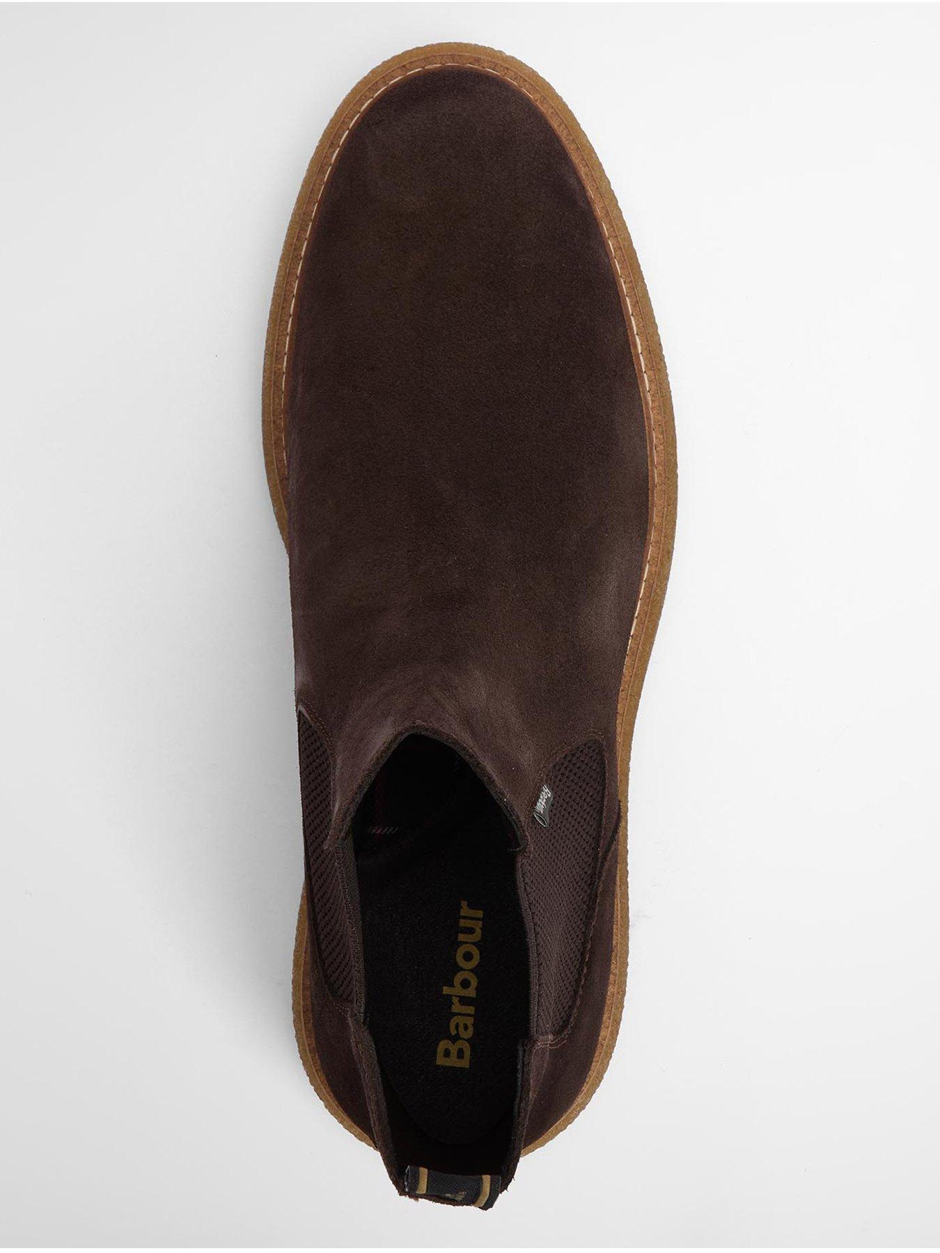 Image 4 of 6 of Barbour Tinstone Suede Chelsea Boots - Brown