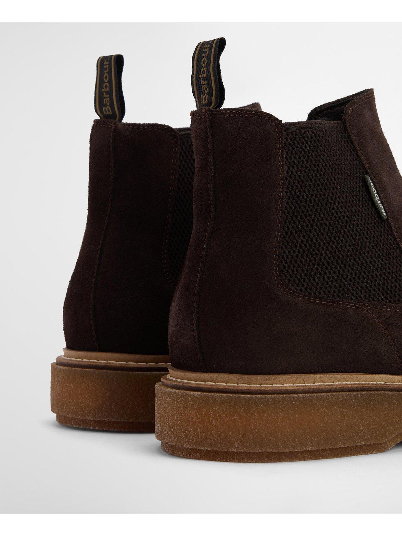 Image 6 of 6 of Barbour Tinstone Suede Chelsea Boots - Brown