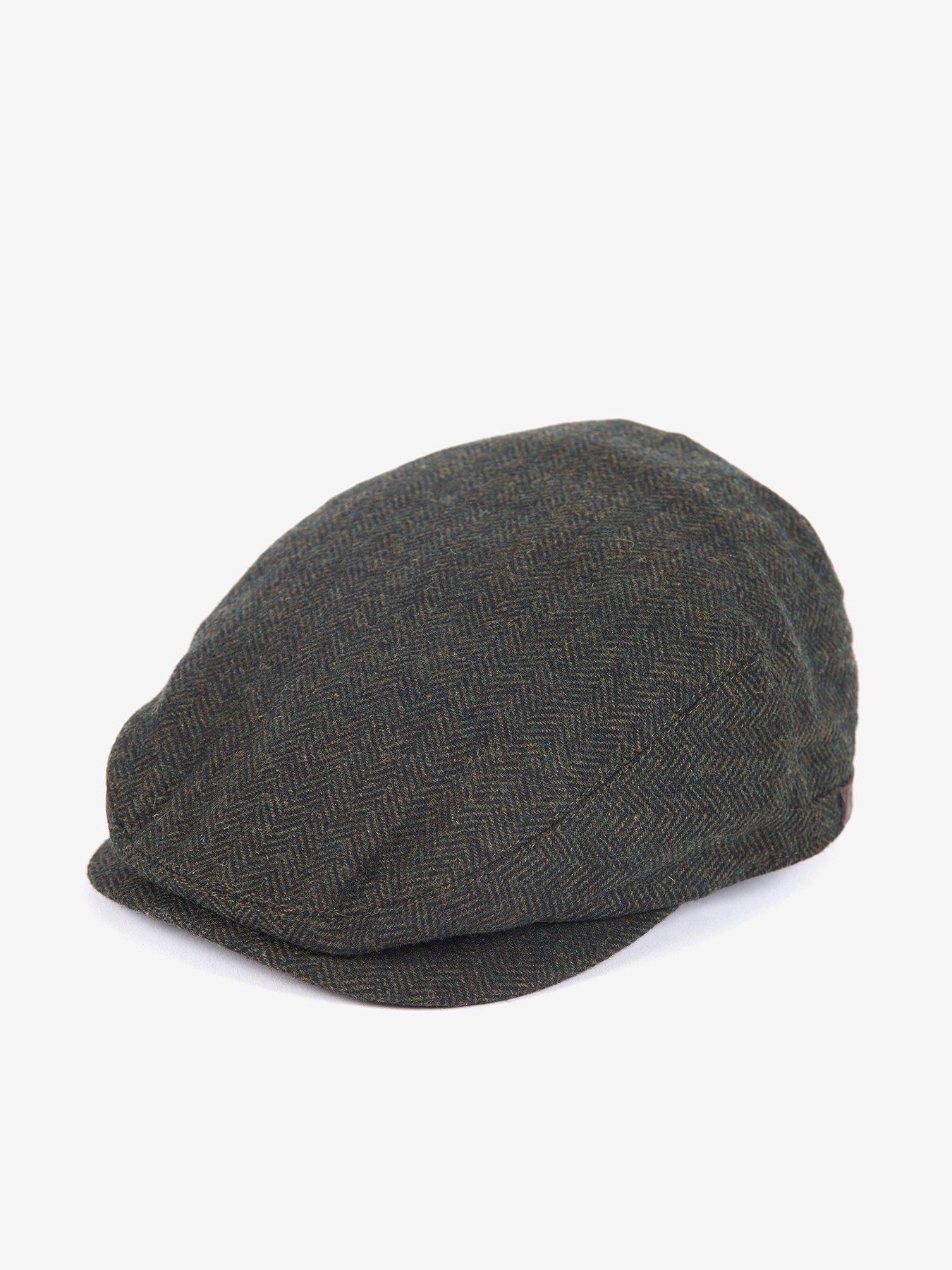 barbour-barlow-herringbone-flat-cap-greenfront