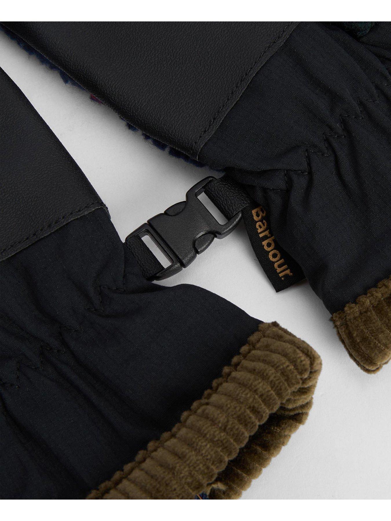 barbour-field-tartan-fleece-gloves-greenoutfit