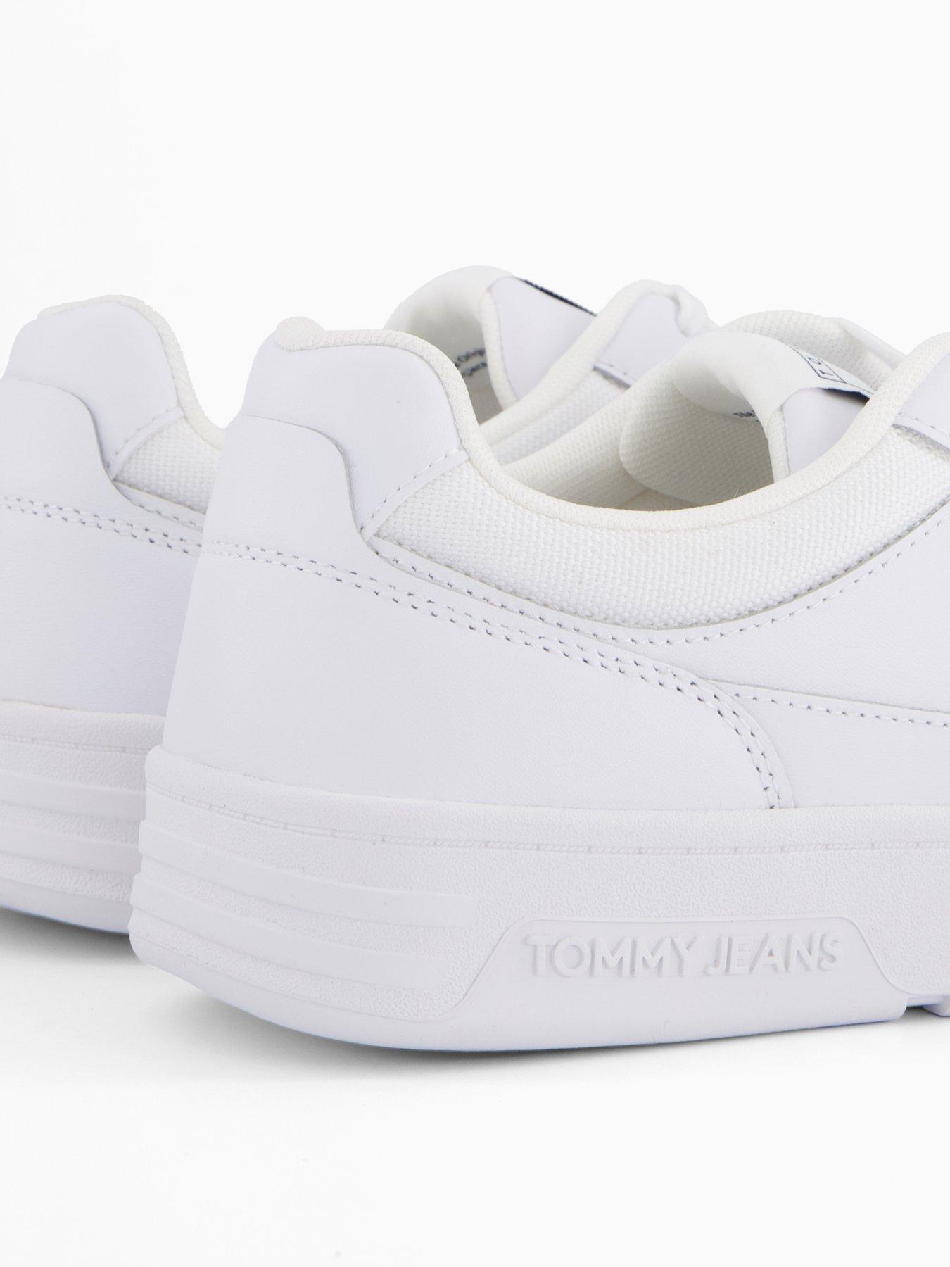 Image 6 of 7 of Tommy Jeans Tjm Cupsole Leather Essential Trainers - White