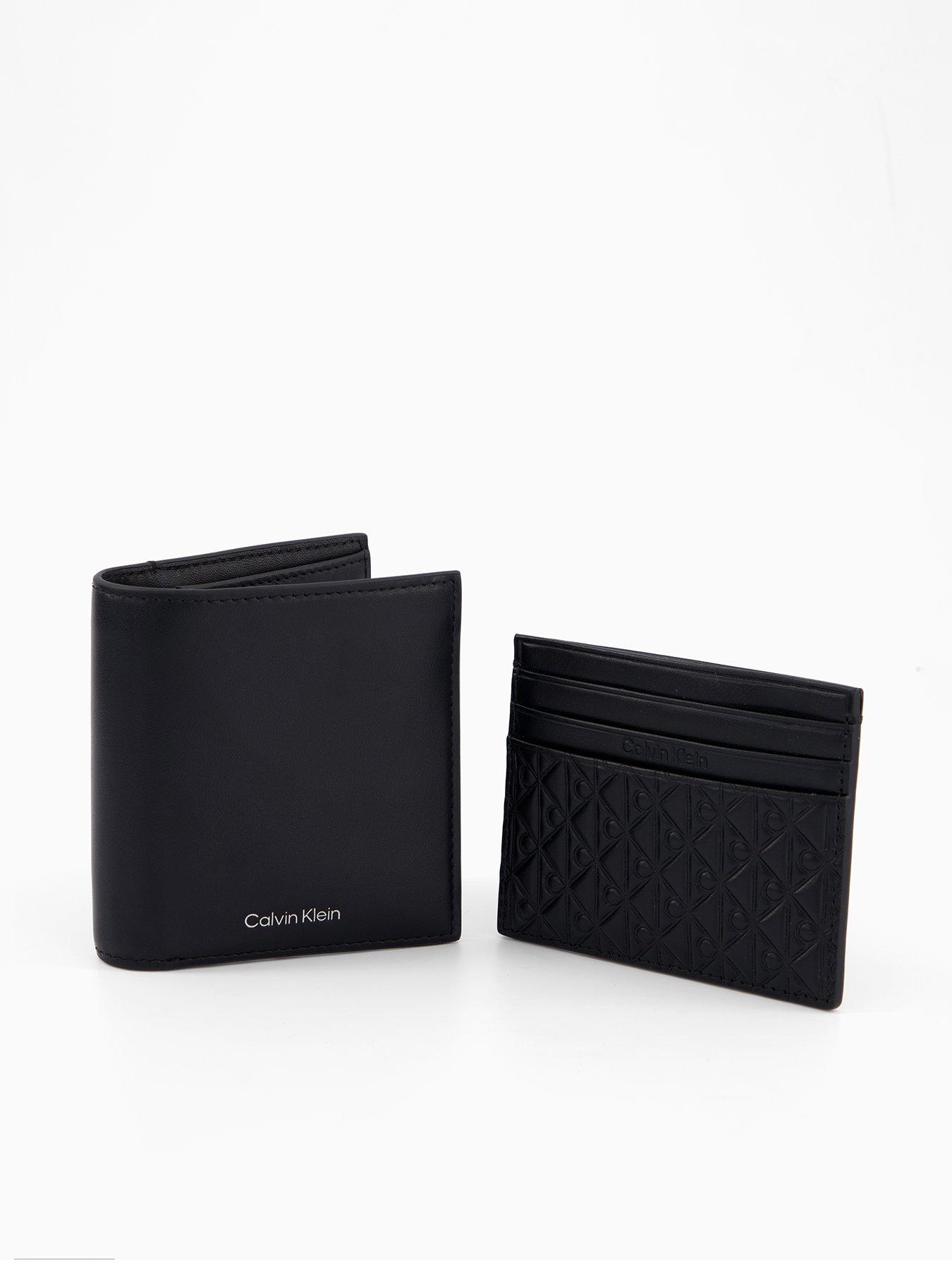 Calvin Klein Bifold Wallet And Card Case - Black
