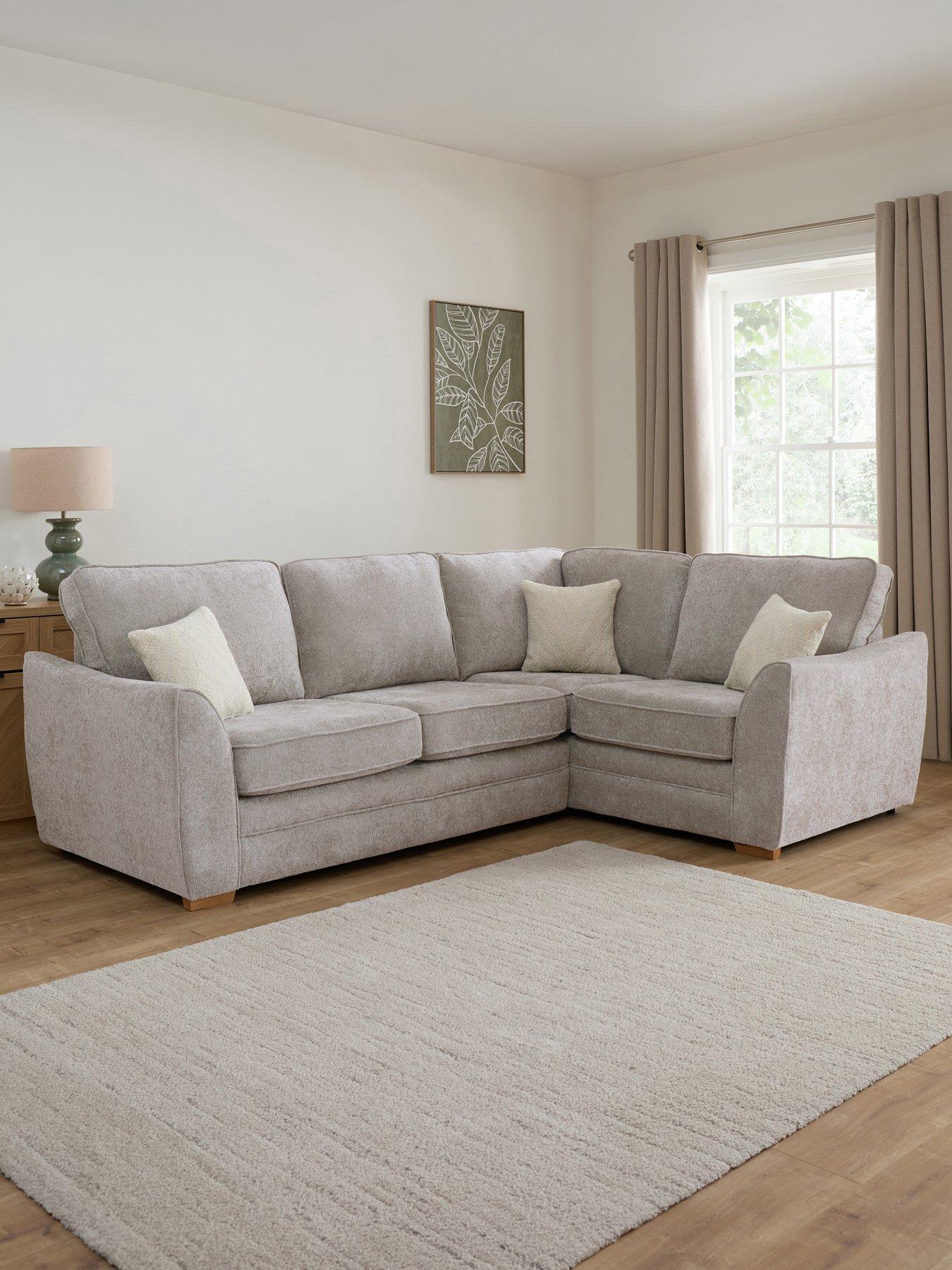 The Very Collection Trinity Fabric Right Hand Double Arm Corner Group Sofa - Made to Order in the UK