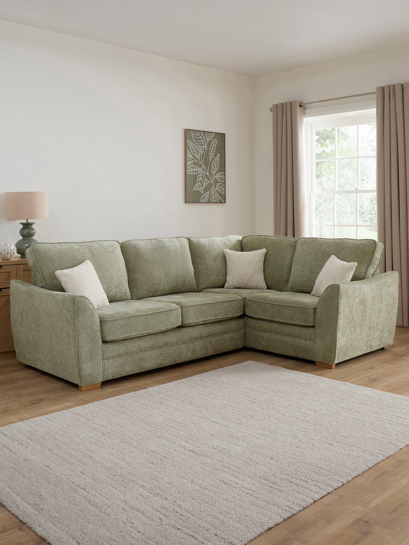 Very Home Trinity Fabric Right Hand Double Arm Corner Group Sofa - Made to Order in the UK