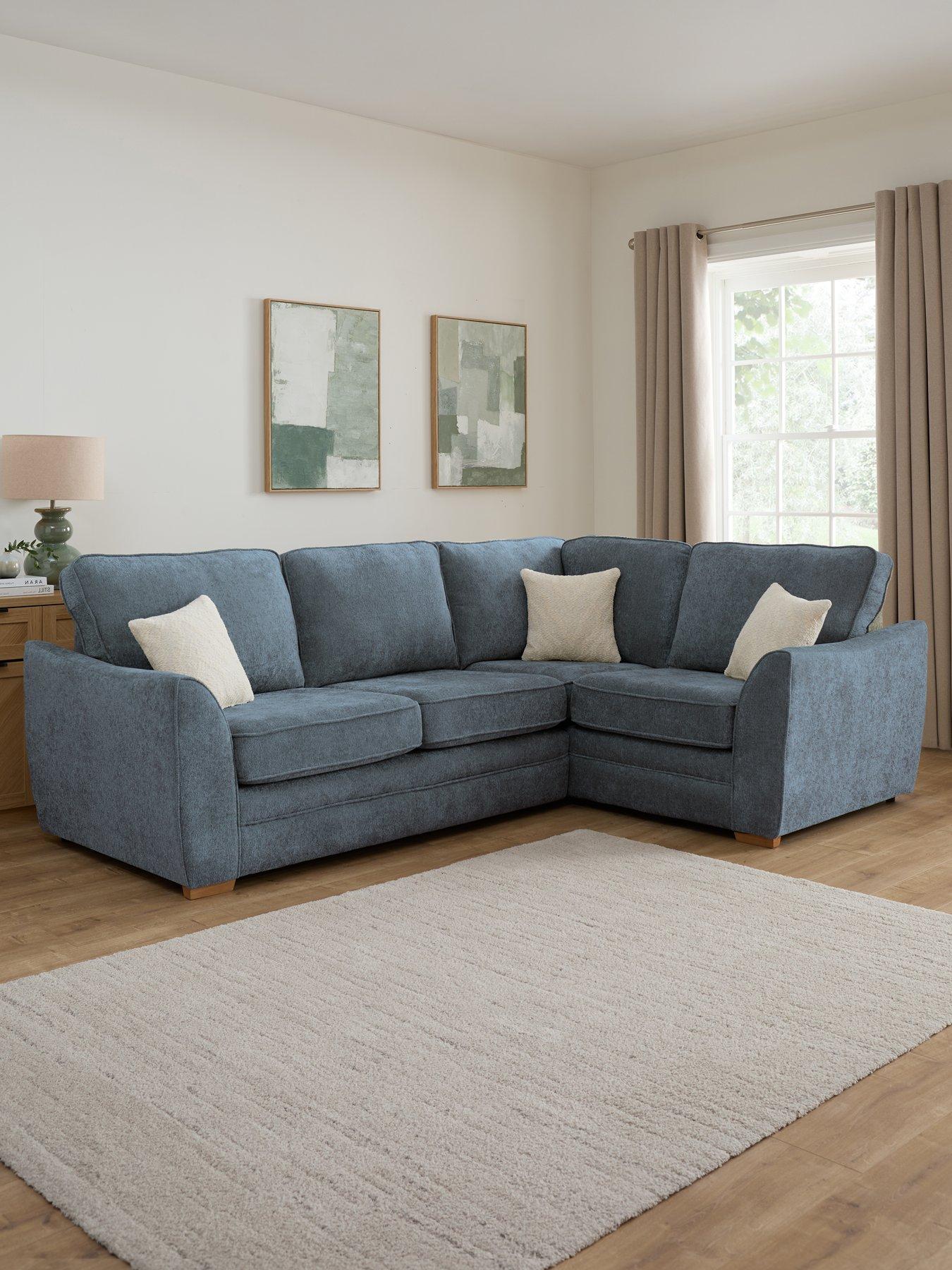 Very Home Trinity Fabric Right Hand Double Arm Corner Group Sofa - Made to Order in the UK