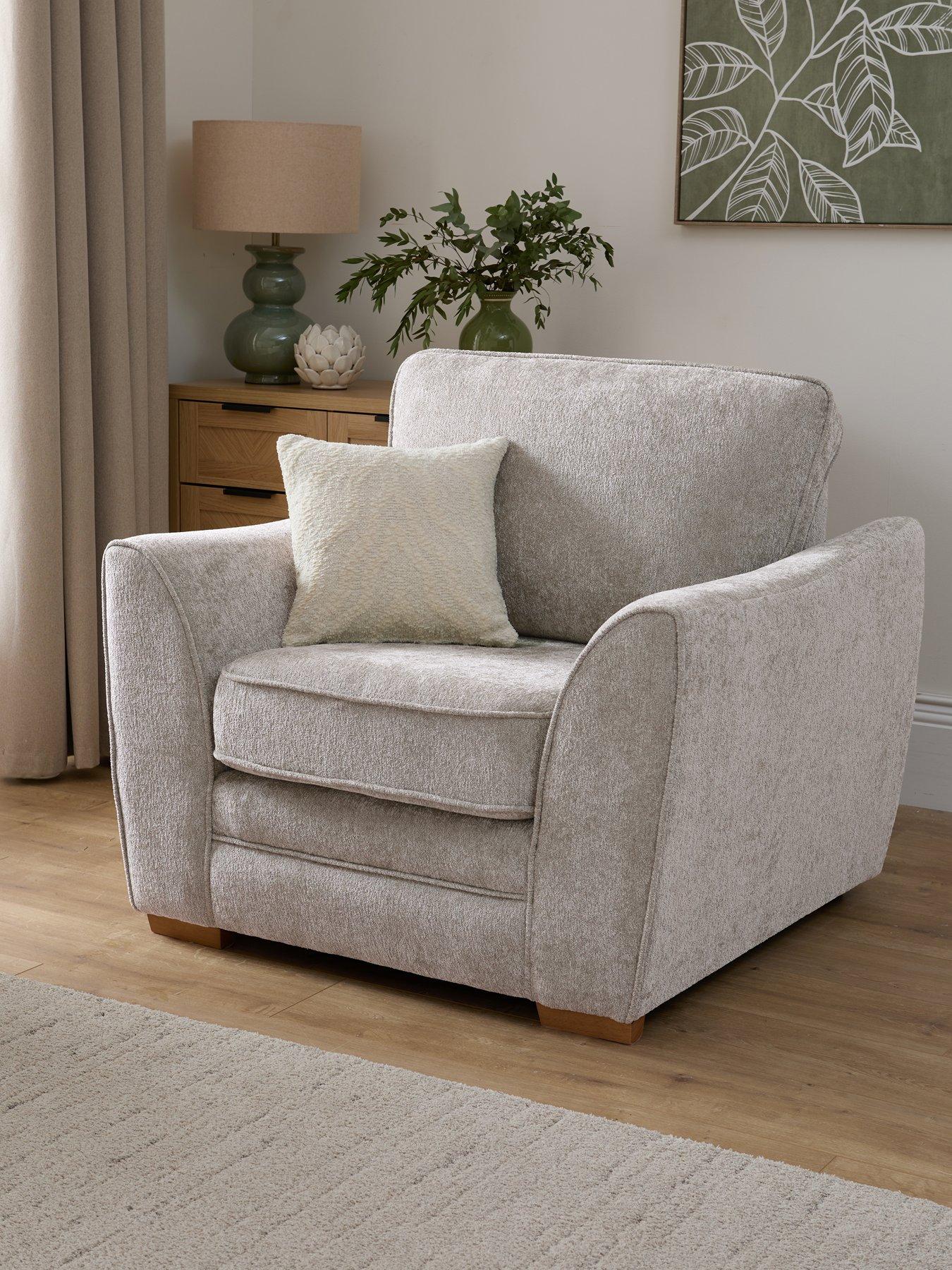 Very Home Trinity Fabric Armchair - Made to Order in the UK