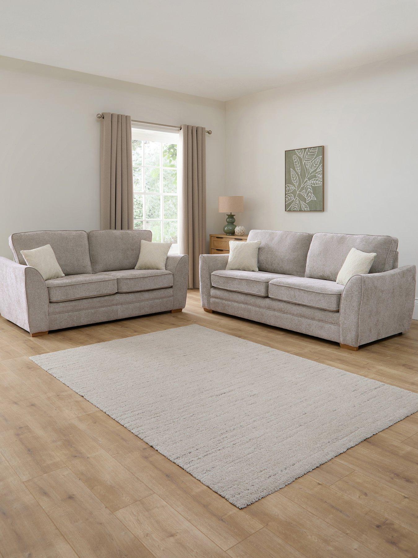 The Very Collection Trinity Fabric 3 Seater + 2 Seater Sofa Set (Buy  &  SAVE!) - Made to order in the UK