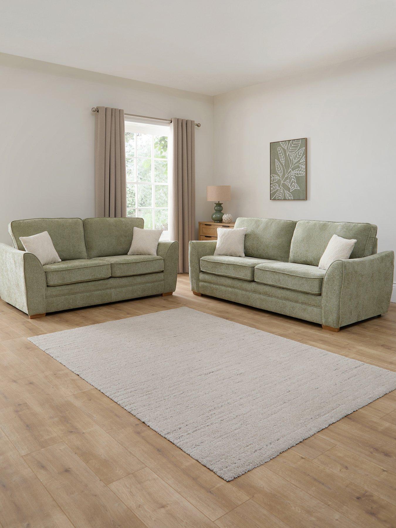 Very Home Trinity Fabric 3 Seater + 2 Seater Sofa Set (Buy  &  SAVE!) - Made to order in the UK