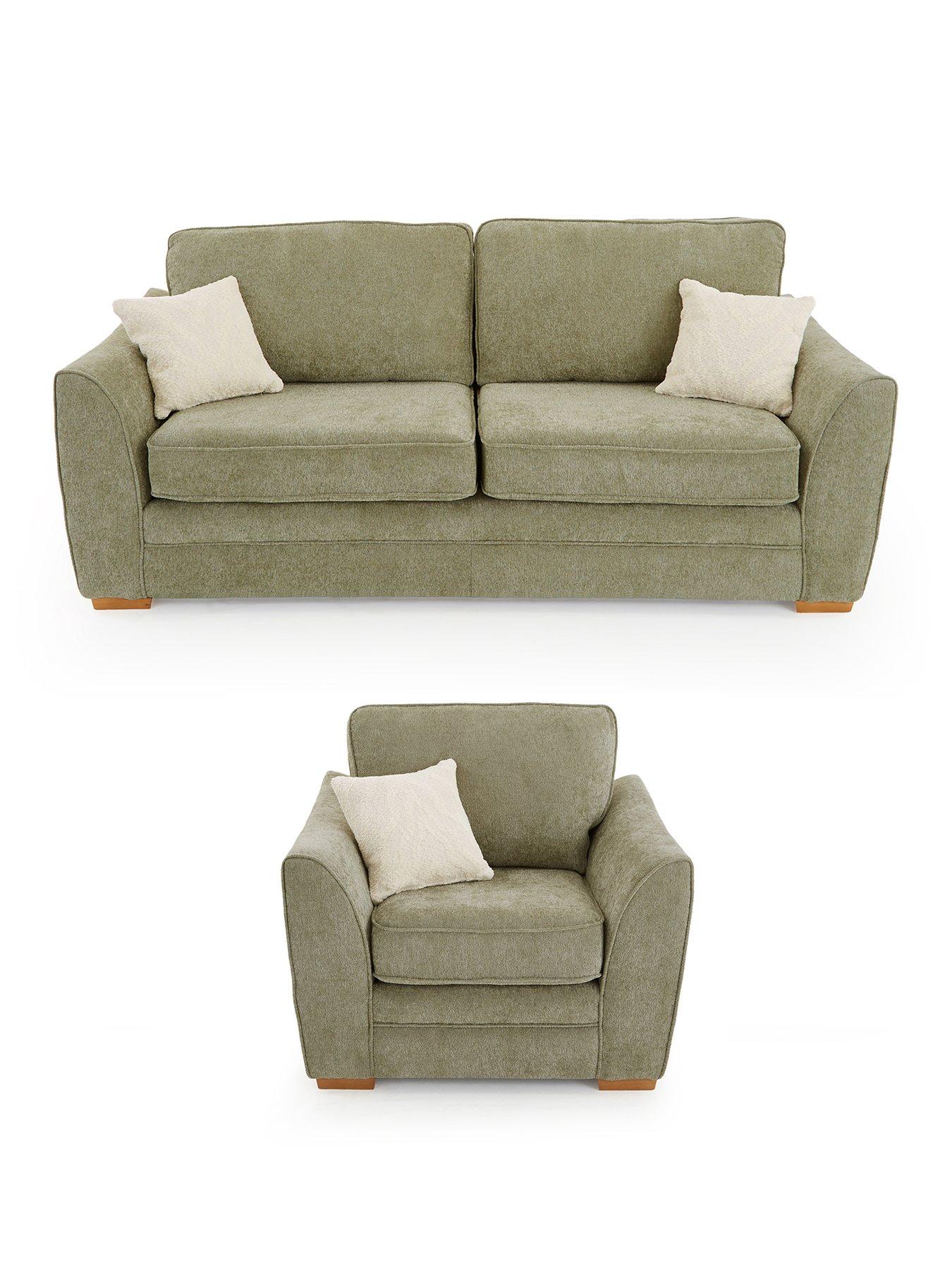 Image 2 of 7 of Very Home Trinity 3 Seater + Chair