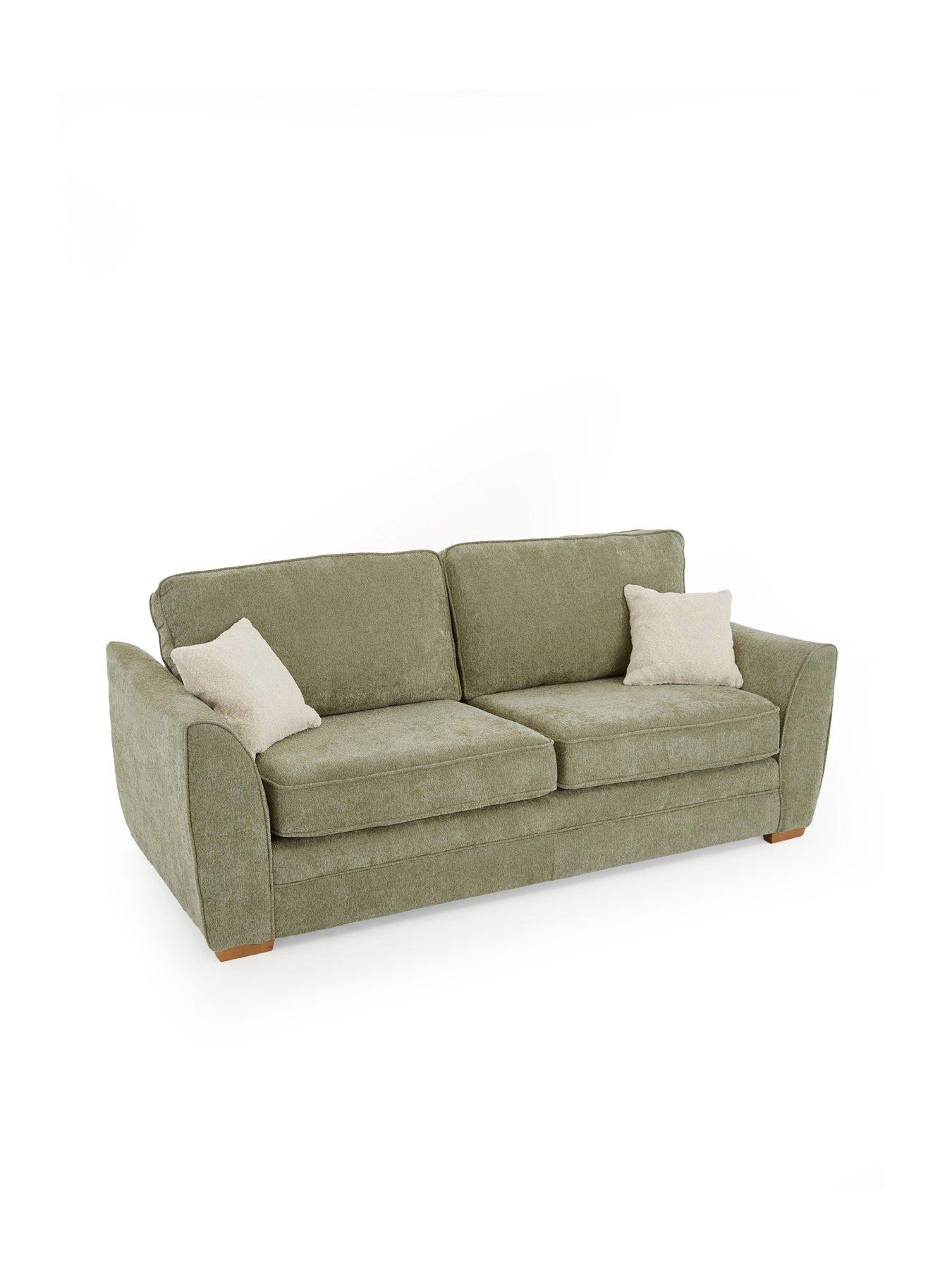 Image 3 of 7 of Very Home Trinity Fabric 3 Seater&nbsp;Sofa with Storage Footstool - Made to Order in the UK