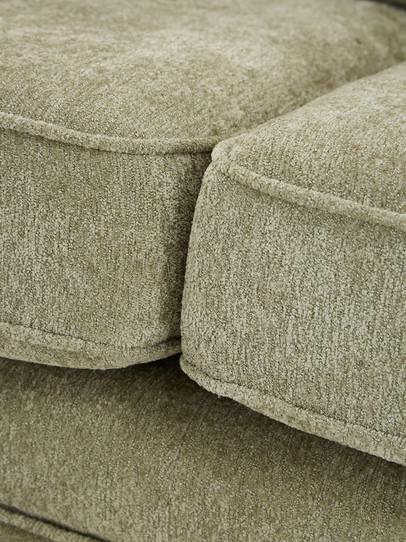 Image 6 of 7 of Very Home Trinity Fabric 3 Seater&nbsp;Sofa with Storage Footstool - Made to Order in the UK