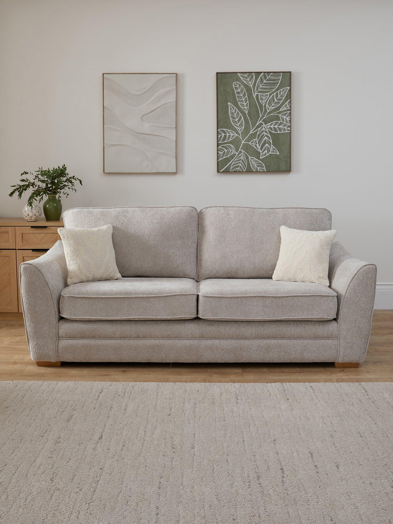 The Very Collection Trinity Fabric 3 Seater Sofa - Made to Order in the UK