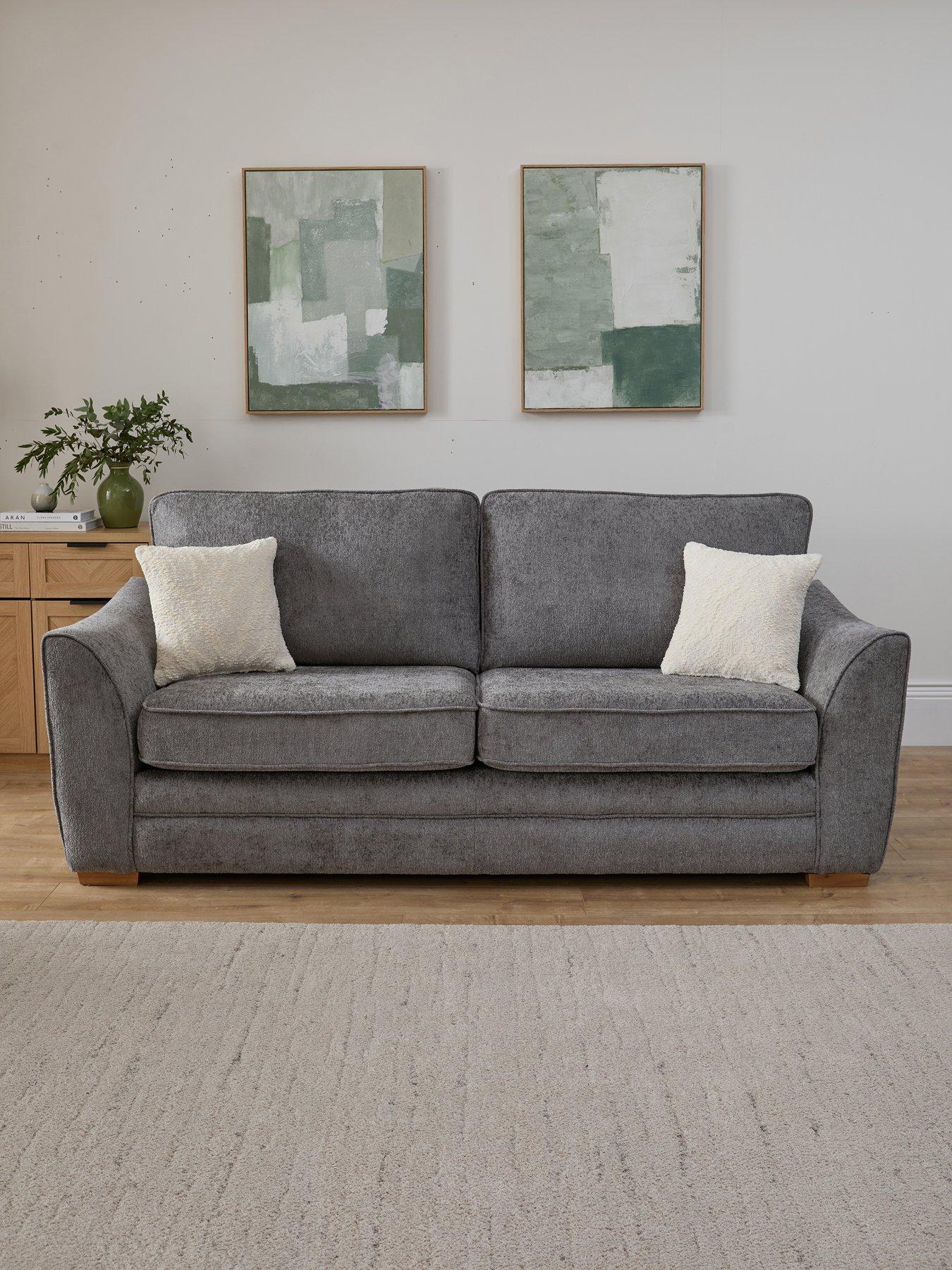 The Very Collection Trinity Fabric 3 Seater Sofa - Made to Order in the UK
