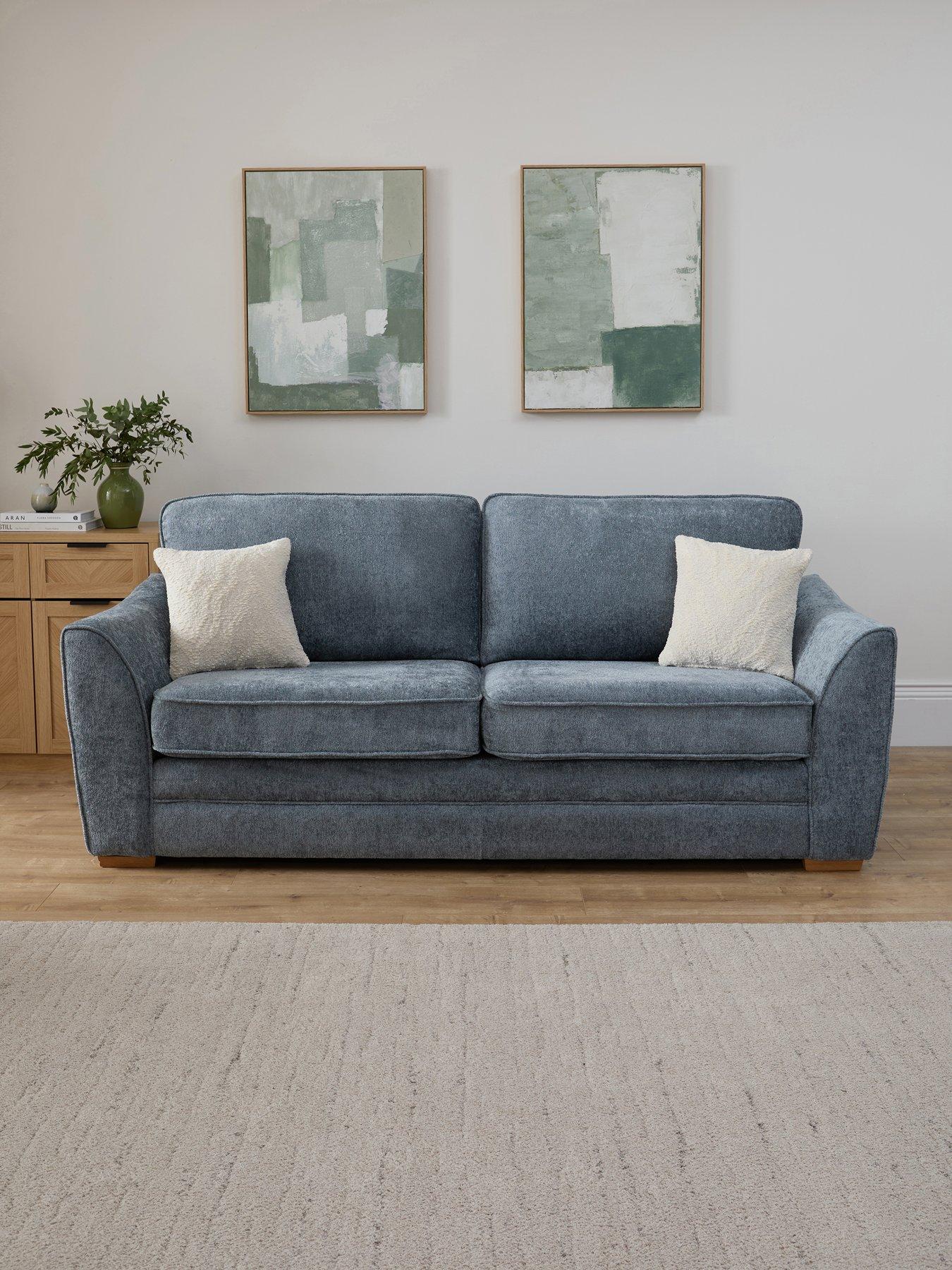 The Very Collection Trinity Fabric 3 Seater Sofa - Made to Order in the UK