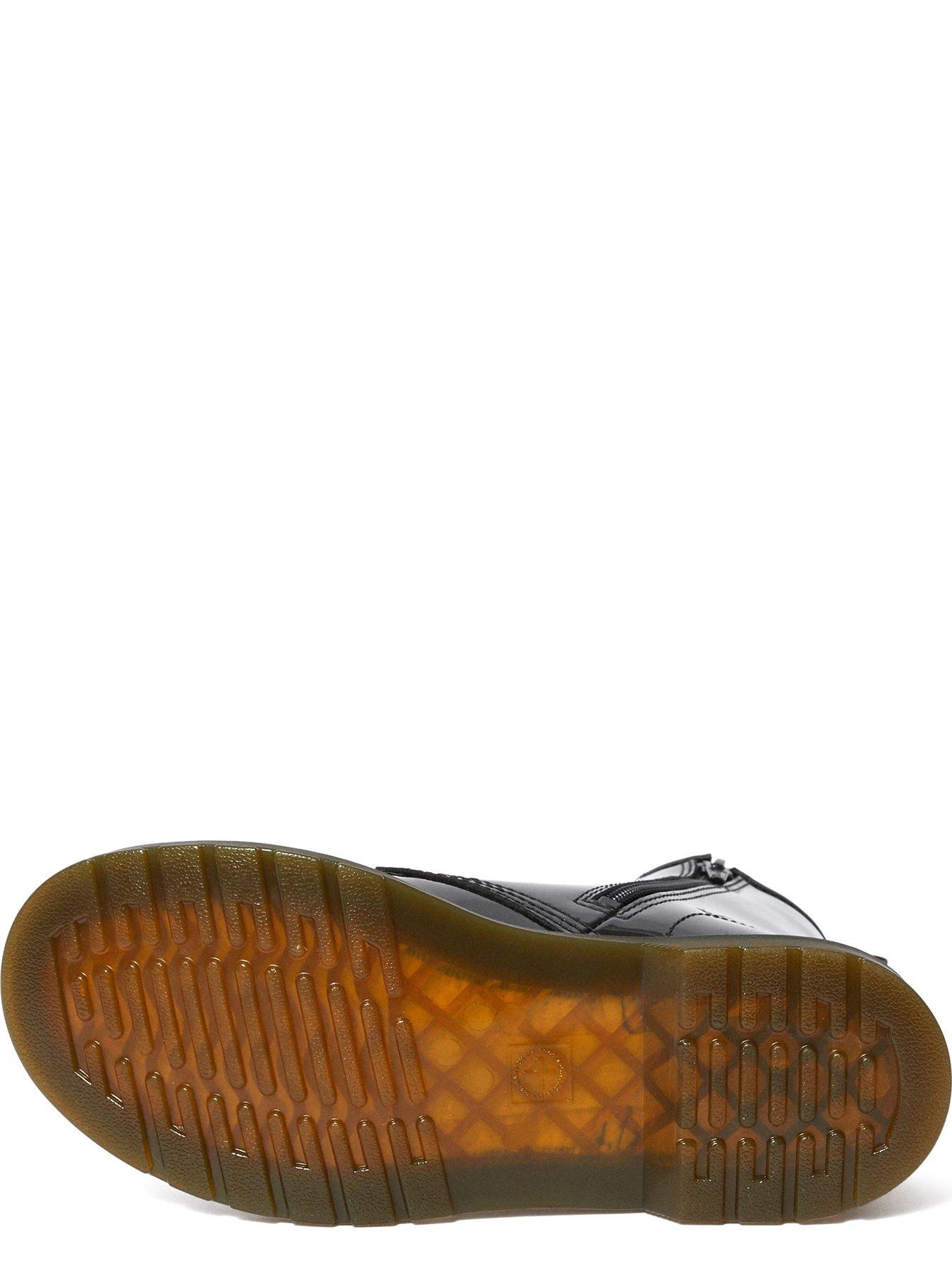 Image 5 of 7 of Dr Martens Youth 1460 Patent Leather Lace-up Boot - Black