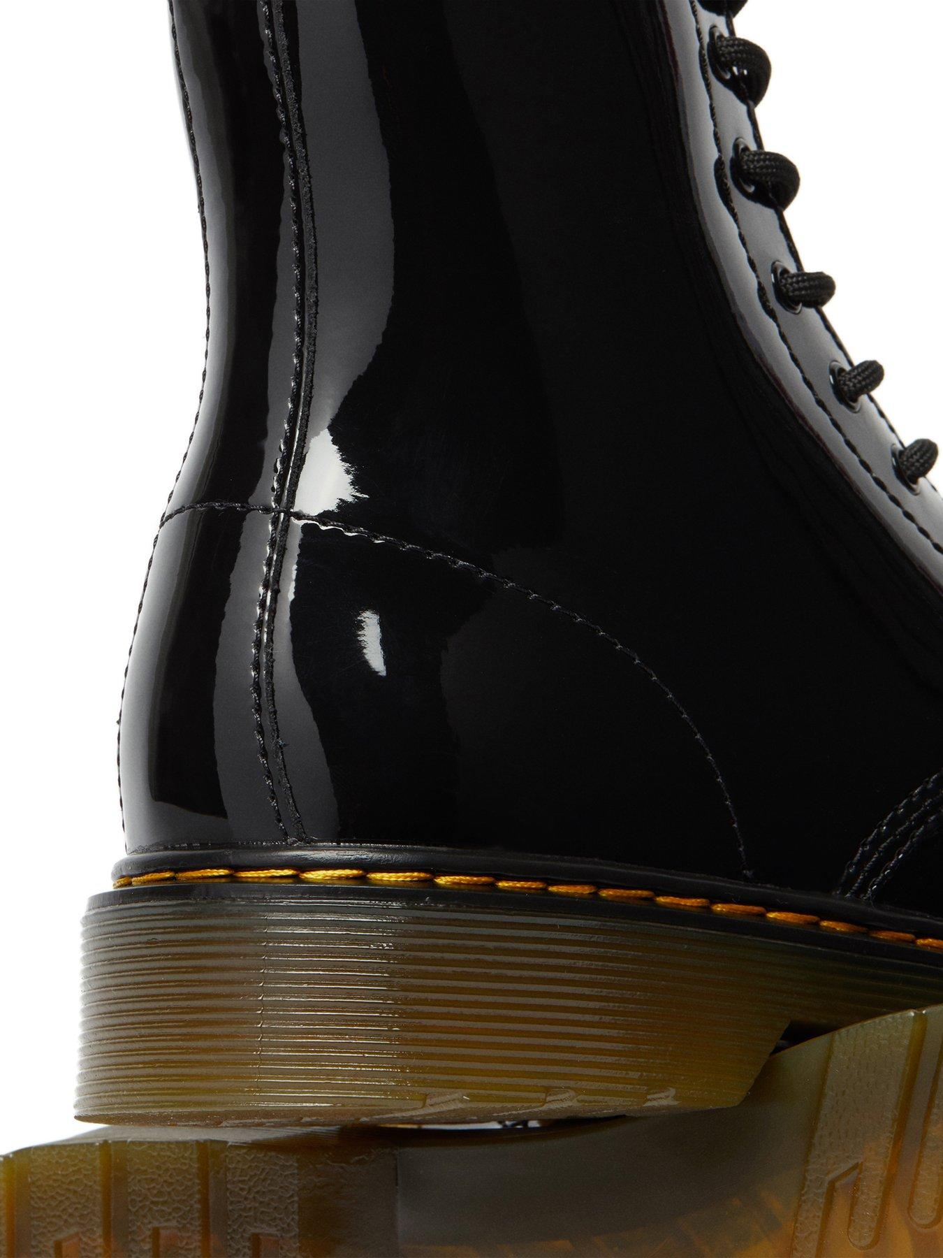 Image 7 of 7 of Dr Martens Youth 1460 Patent Leather Lace-up Boot - Black