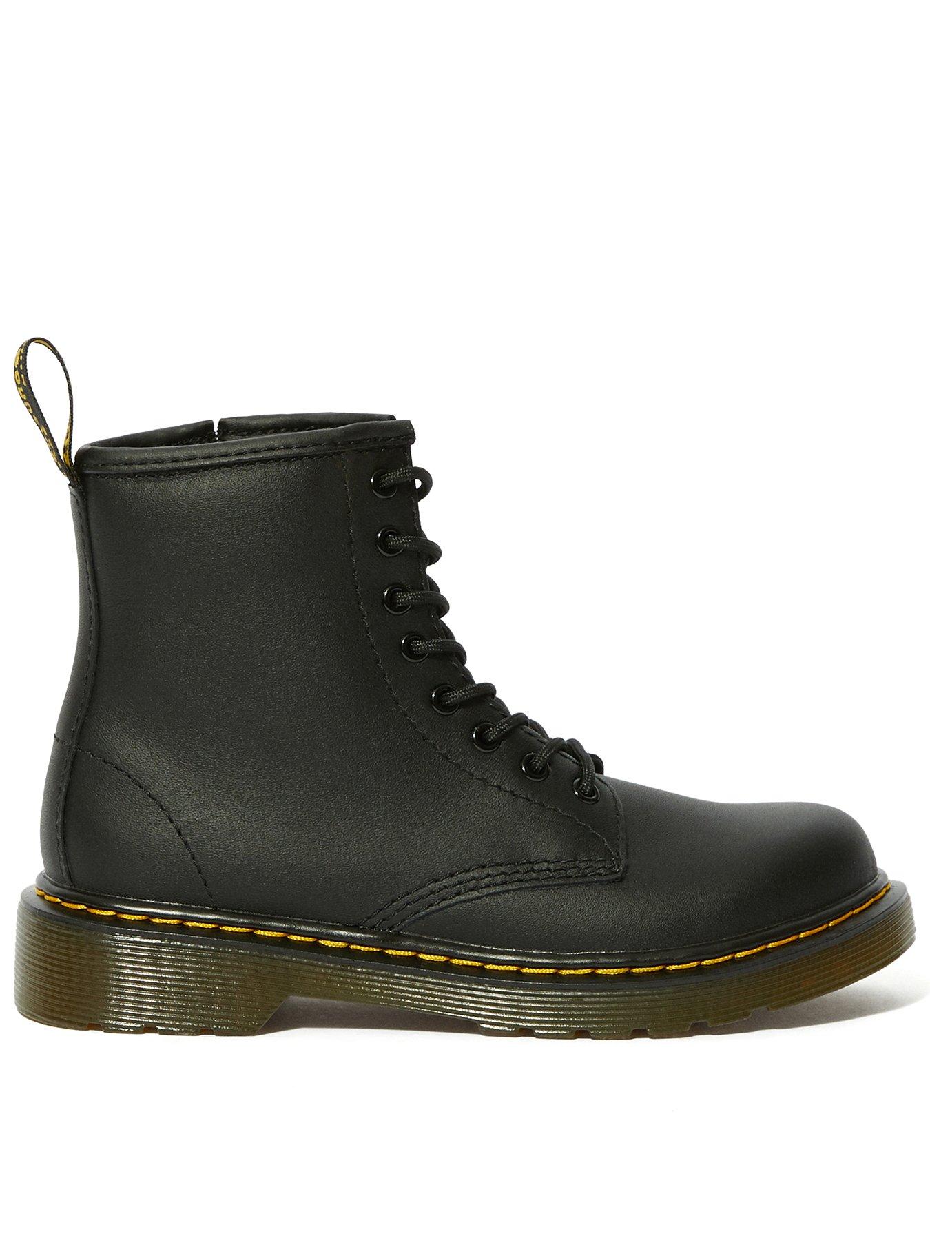 Dr Martens Junior 1460 Softy T 8 Eye Boots - Black