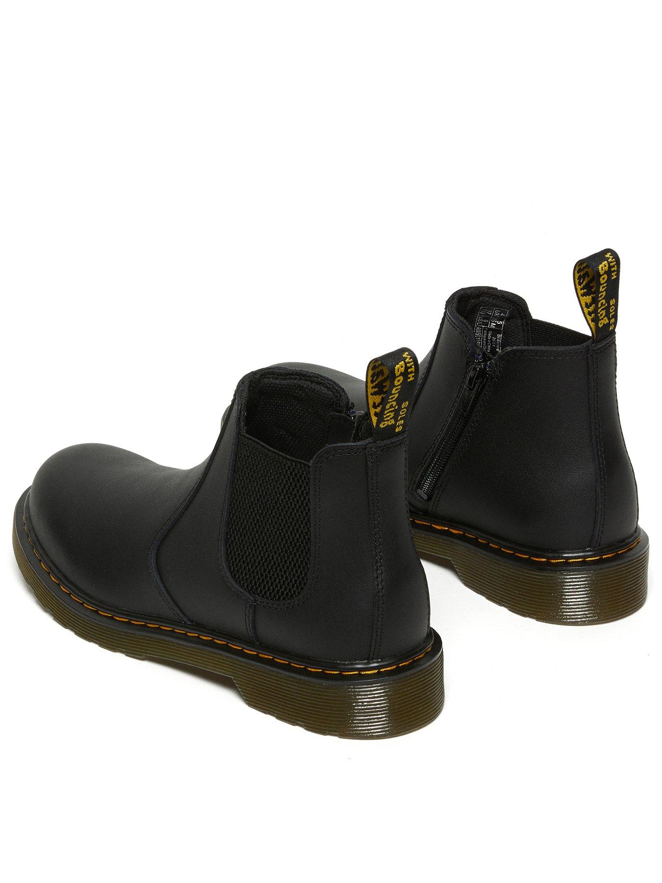 Image 3 of 7 of Dr Martens Youth 2976 Softy T Leather Chelsea Boot - Black
