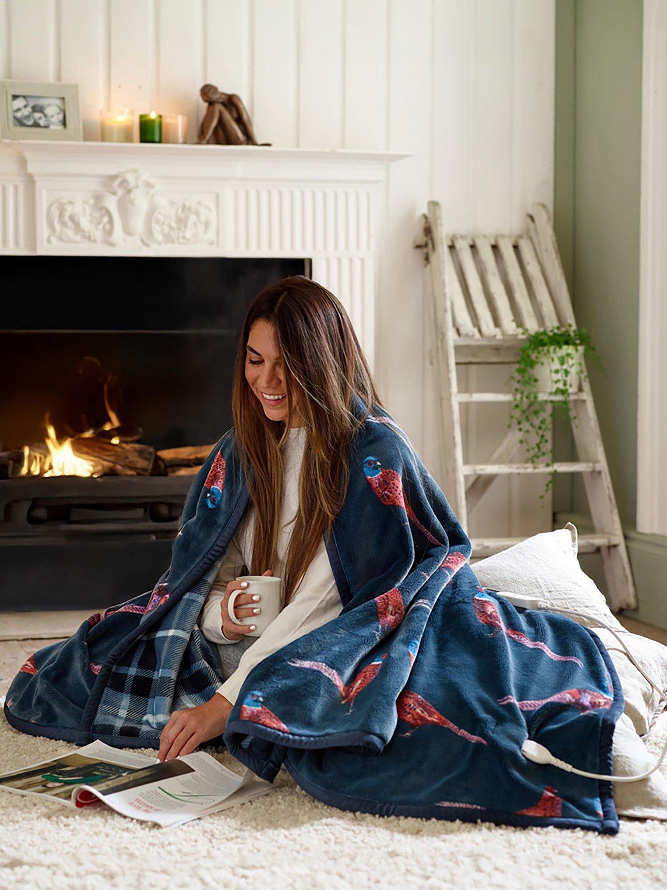 The Lyndon Co Heated Throw - Pheasant 140x180cm