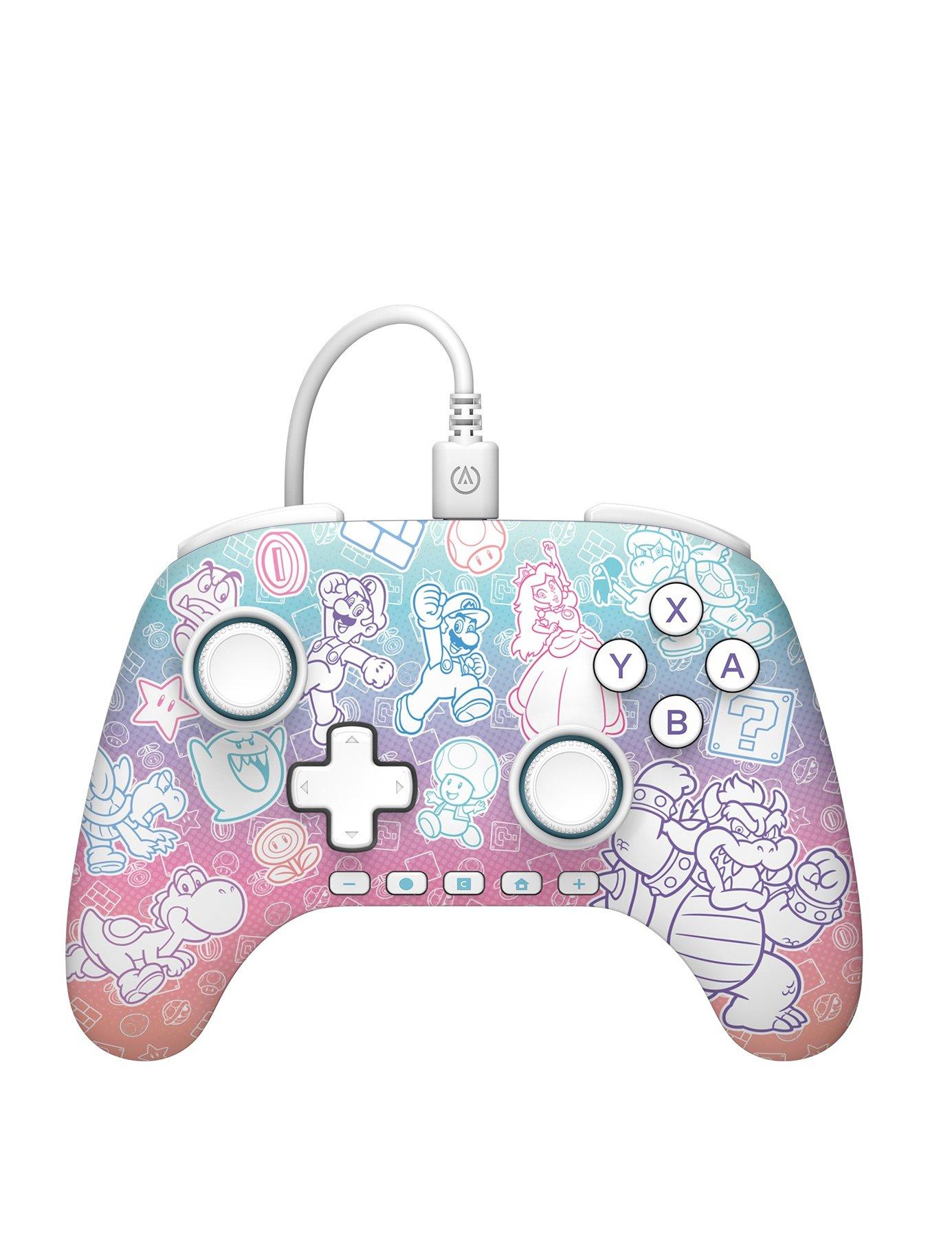 Image 1 of 7 of PowerA Advantage Wired Controller for Nintendo Switch 2 - Mushroom Kingdom