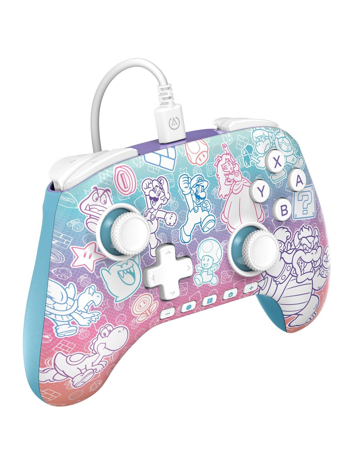 Image 2 of 7 of PowerA Advantage Wired Controller for Nintendo Switch 2 - Mushroom Kingdom