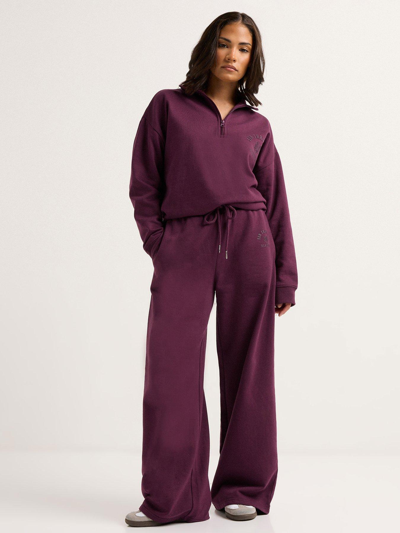 pixiegirl-petite-san-francisco-zip-sweatshirt-burgundy-redback
