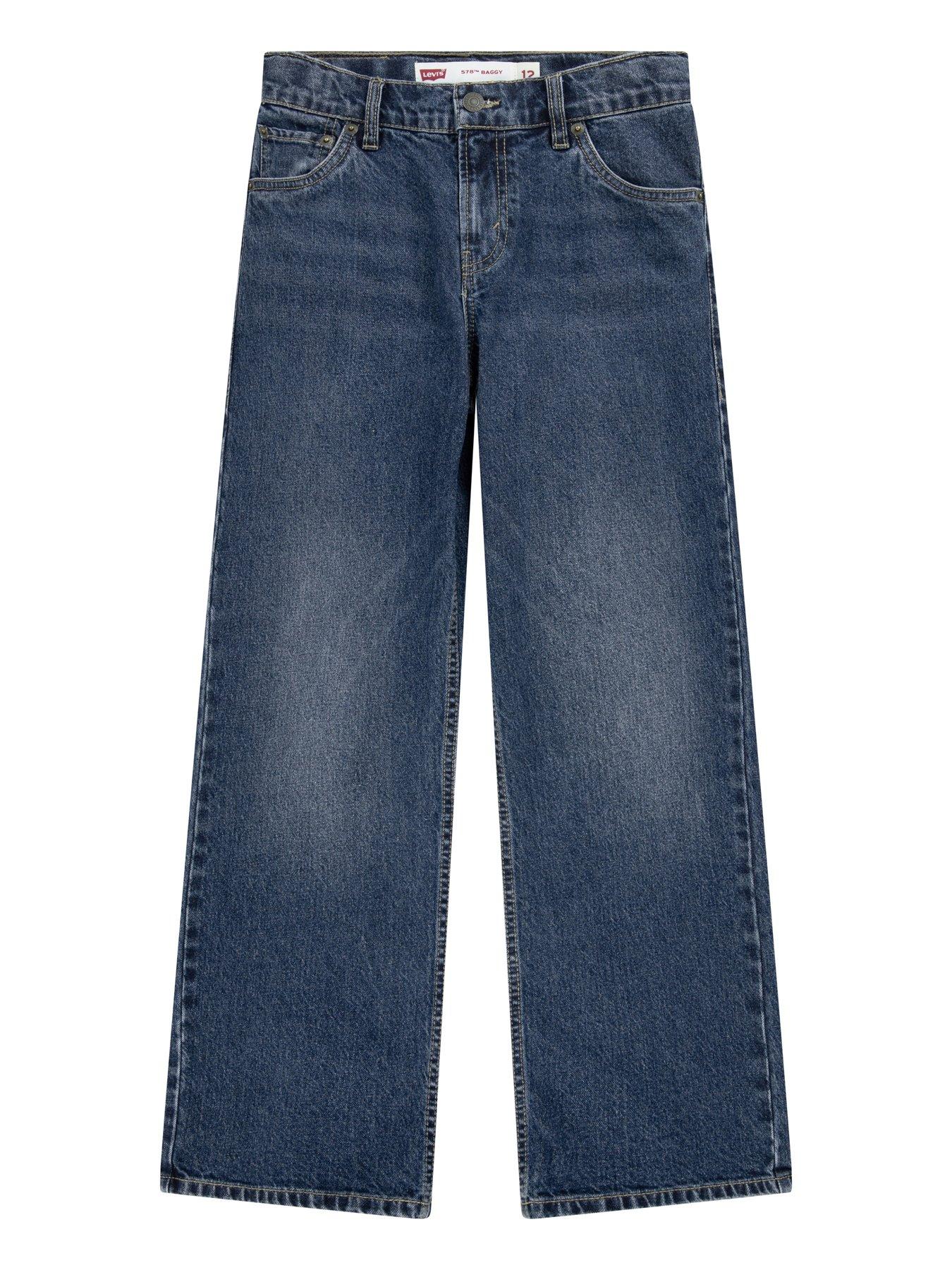 levis-boys-578-baggy-jeans-bluefront