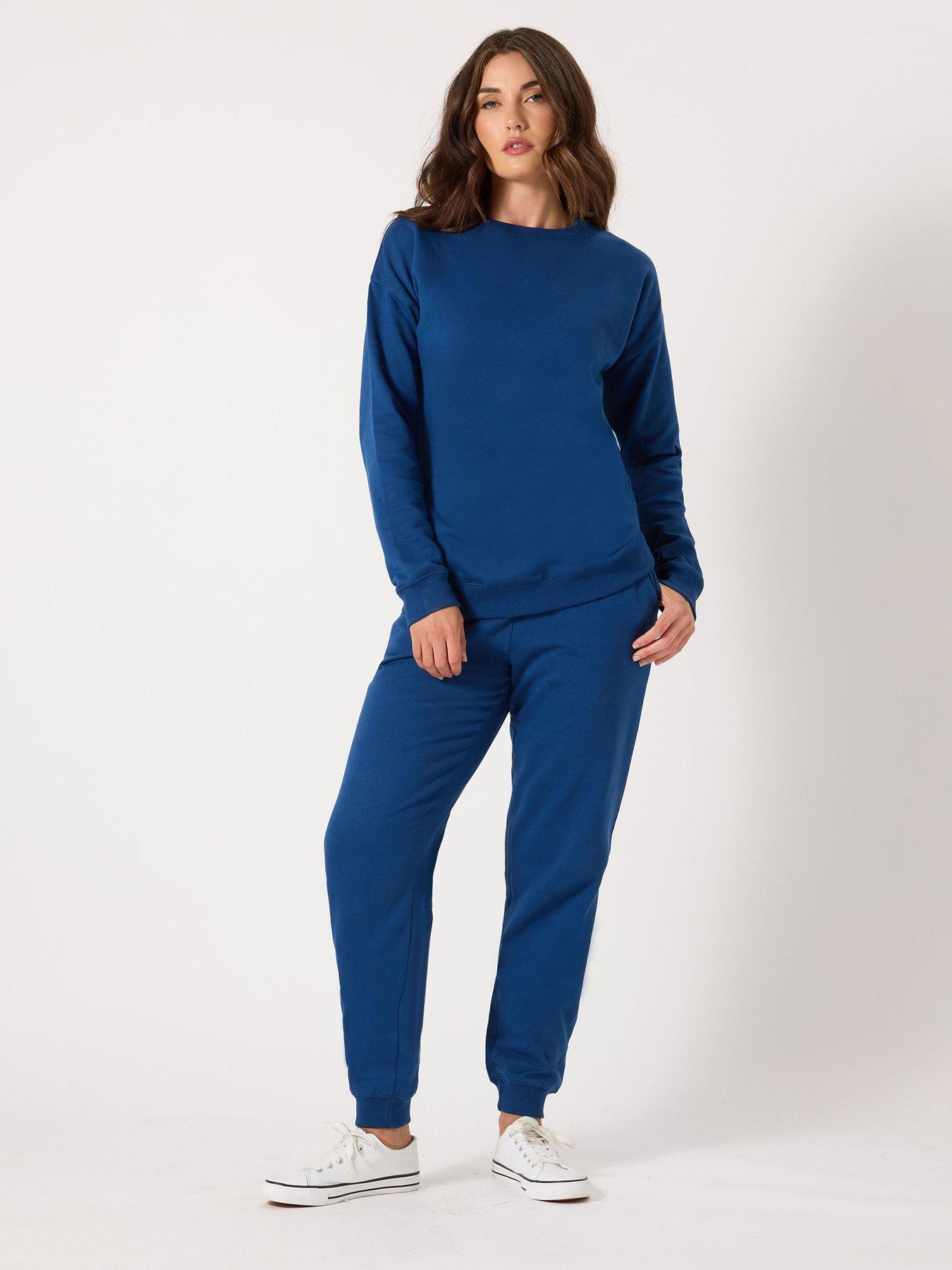 Image 3 of 4 of Long Tall Sally Crew Neck Sweatshirt - Blue