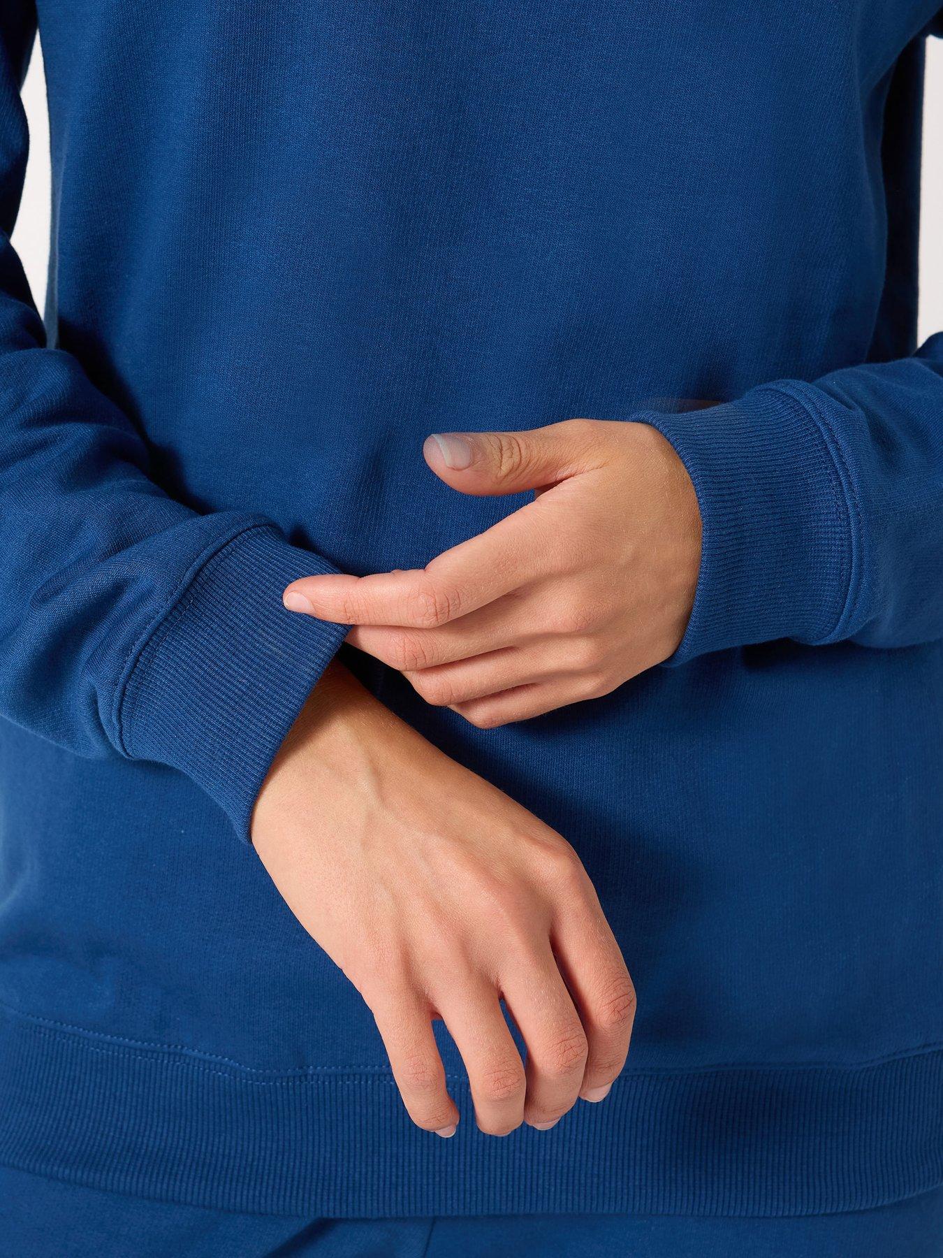 Image 4 of 4 of Long Tall Sally Crew Neck Sweatshirt - Blue