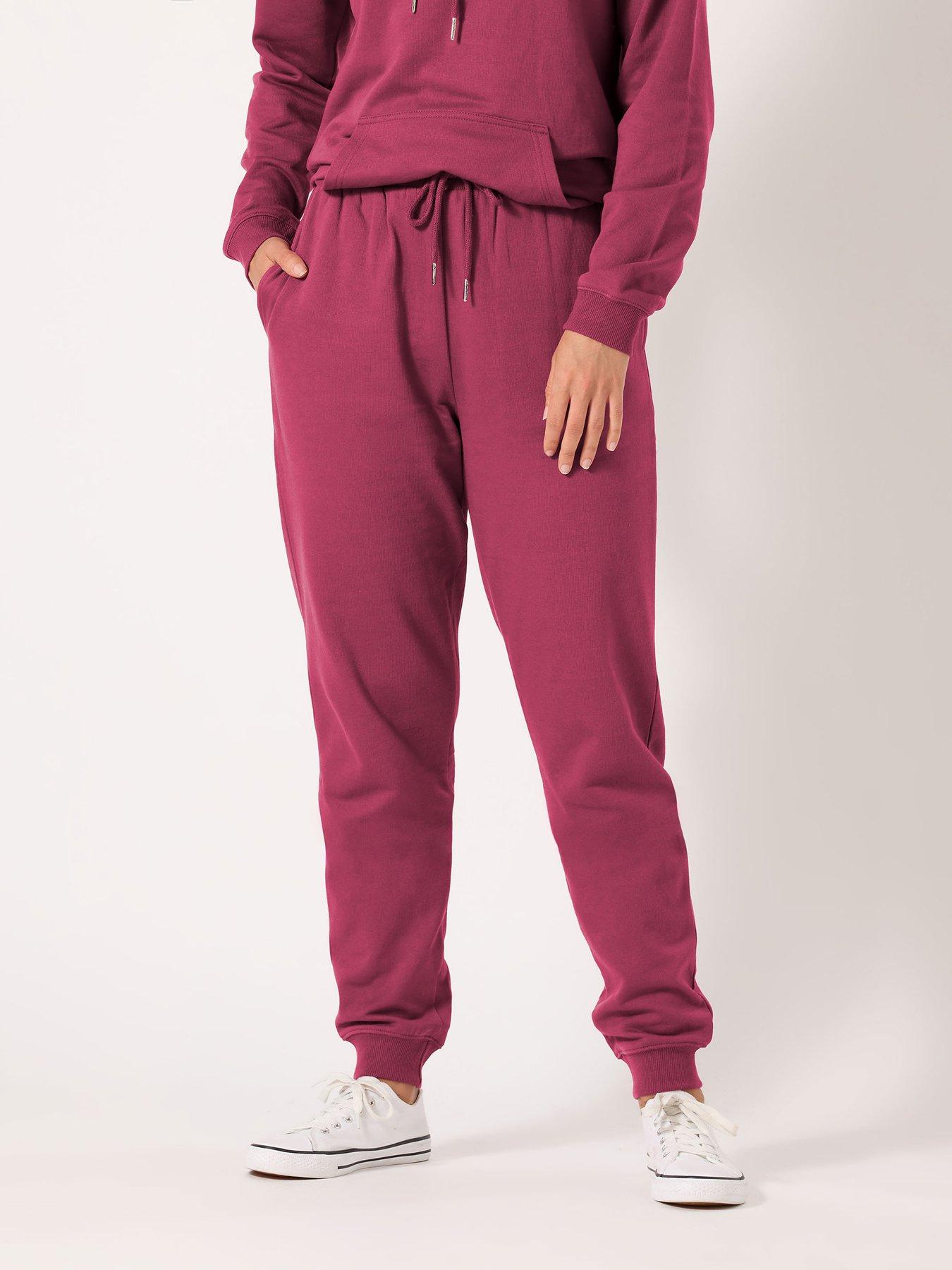 Image 1 of 4 of Long Tall Sally Cuffed Jogger 36" - Dark Pink