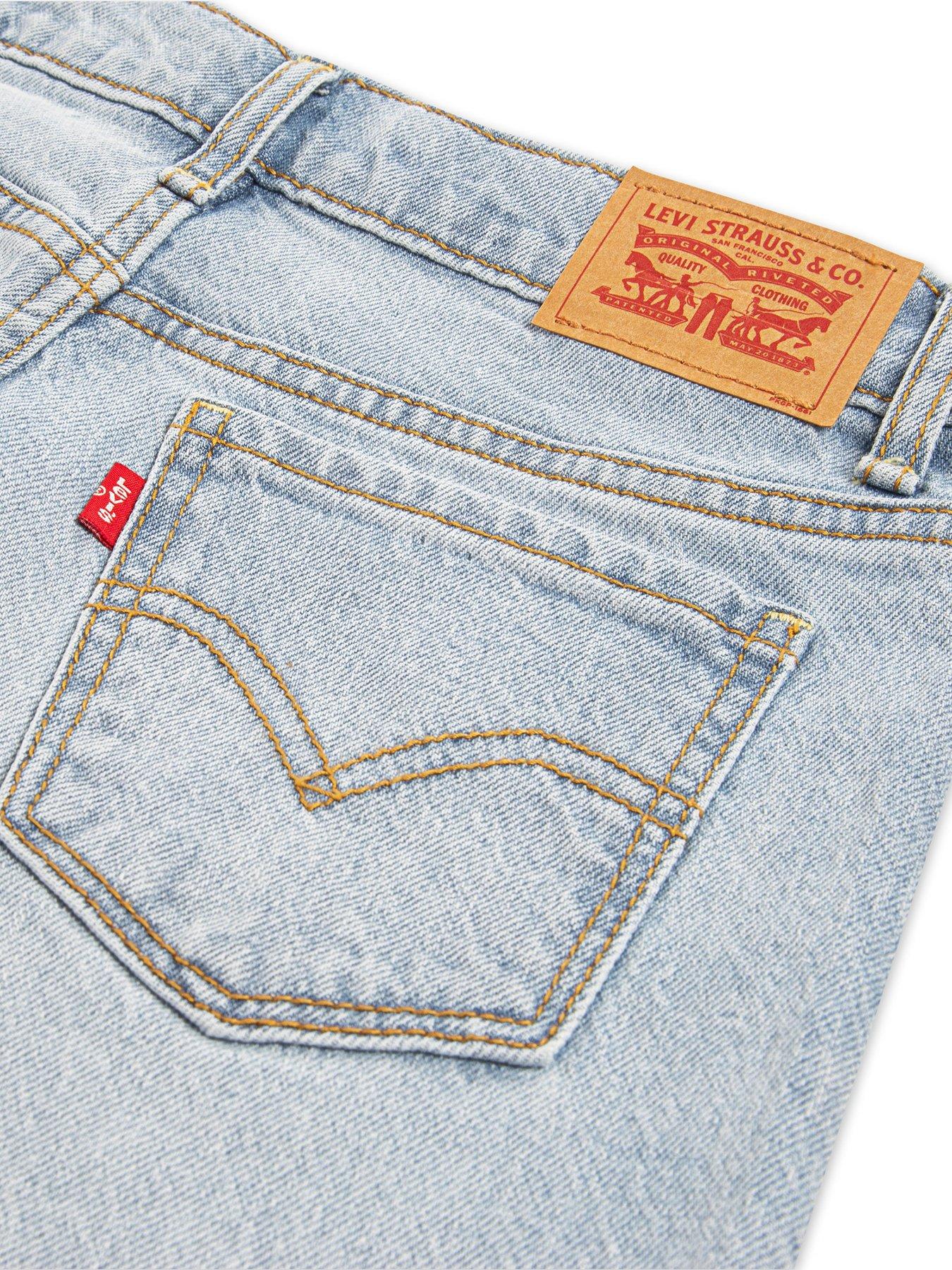 levis-girls-wide-leg-jeans-wdestruction-blueoutfit