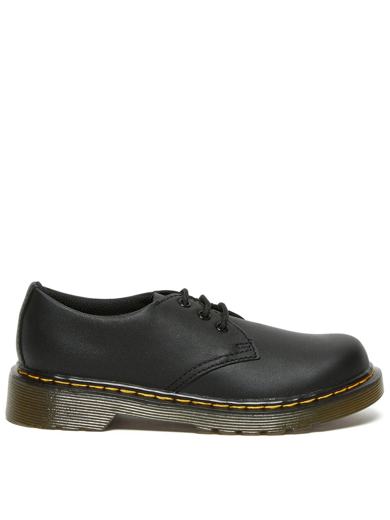 Image 1 of 6 of Dr Martens Junior 1461 Softy T Leather Lace-up Boot - Black