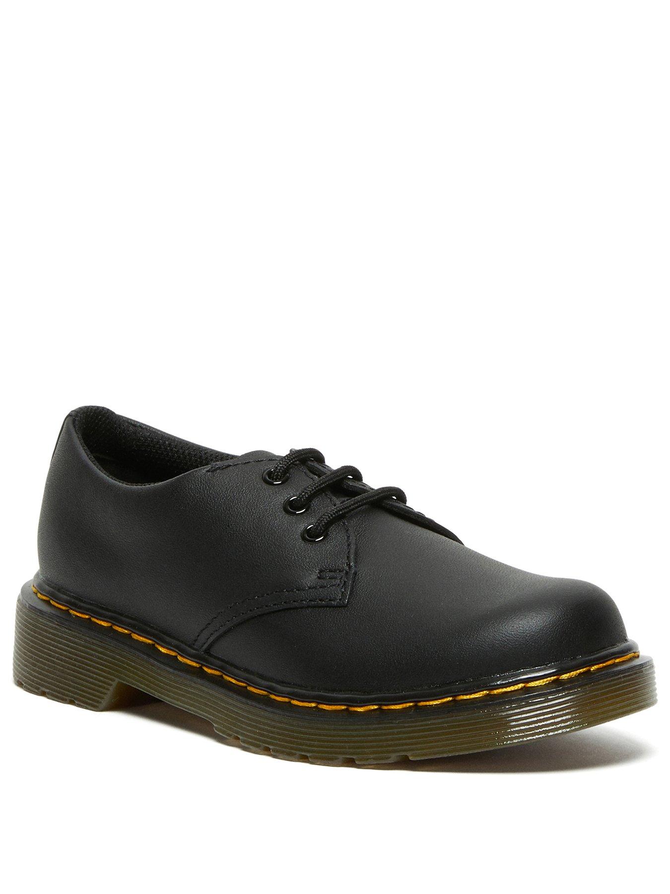 Image 2 of 6 of Dr Martens Junior 1461 Softy T Leather Lace-up Boot - Black