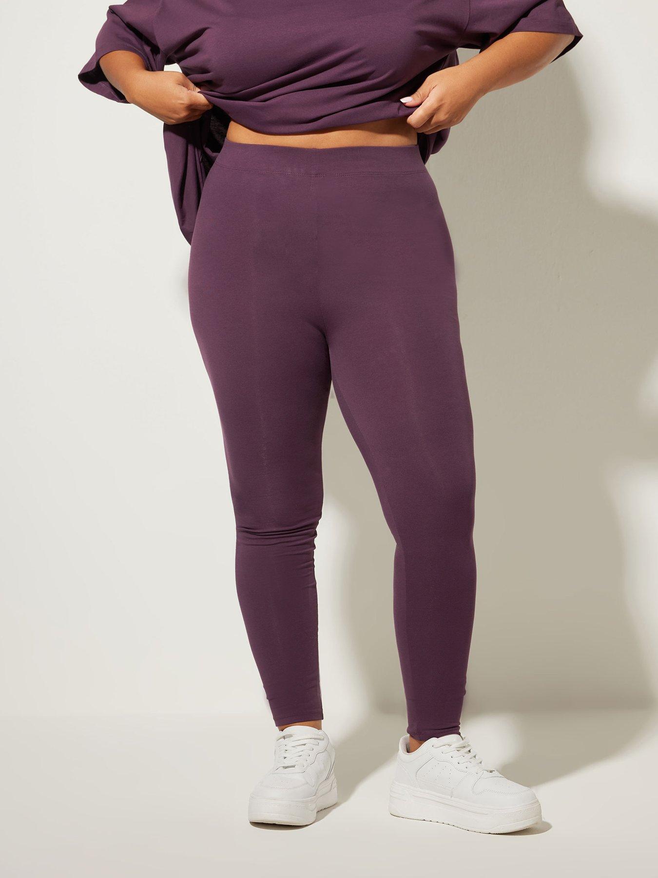 Yours Curve Legging - Dark Purple