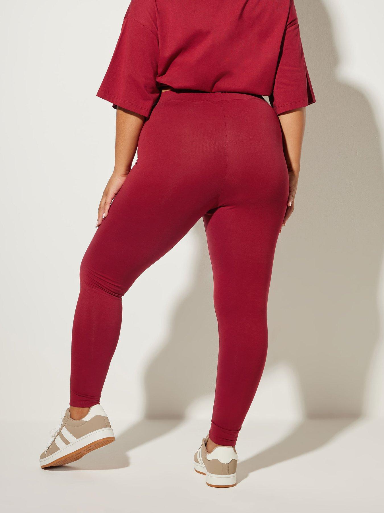 Image 2 of 5 of Yours Curve Legging - Red