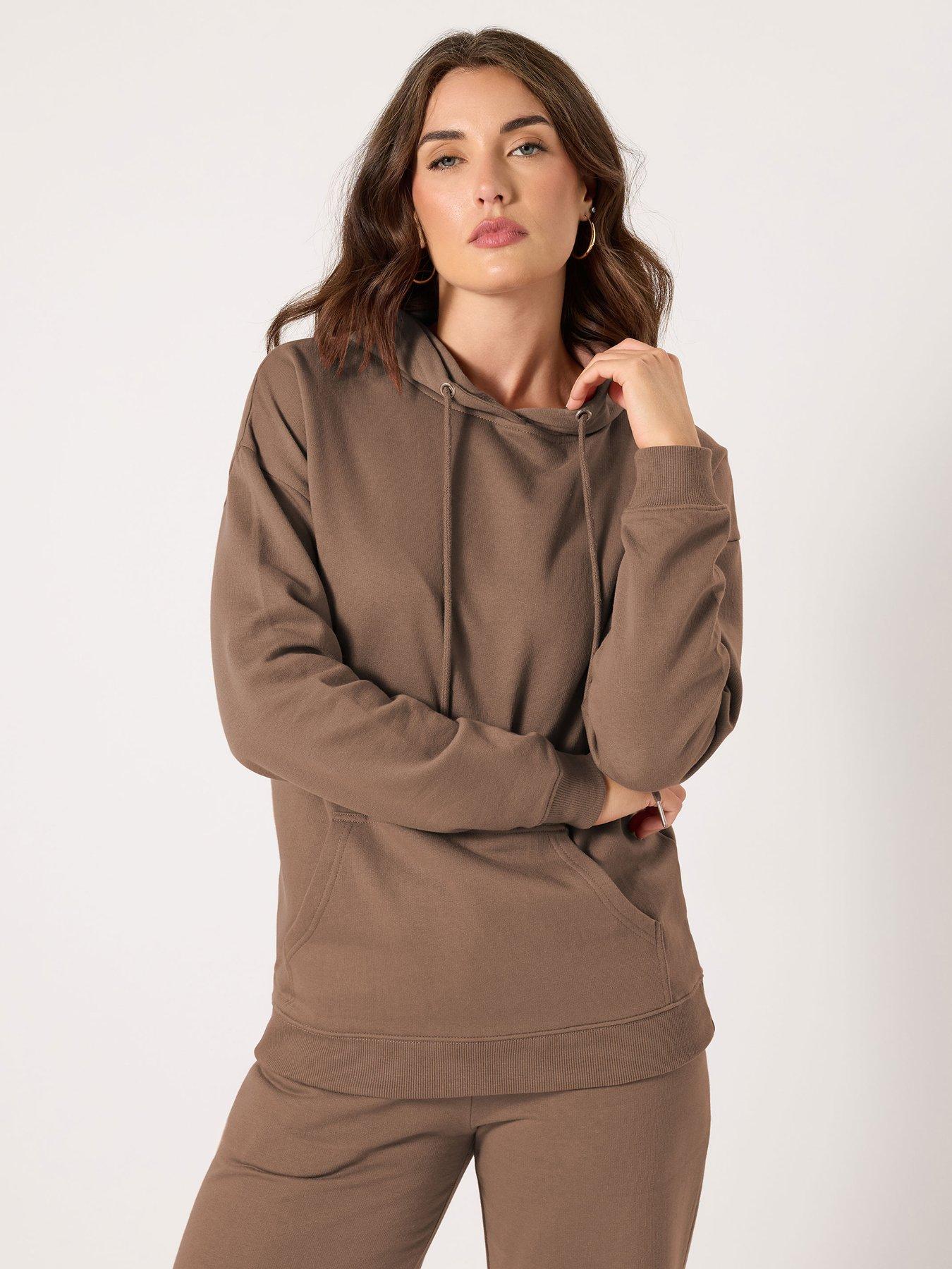Long Tall Sally Longline Hoodie - Natural