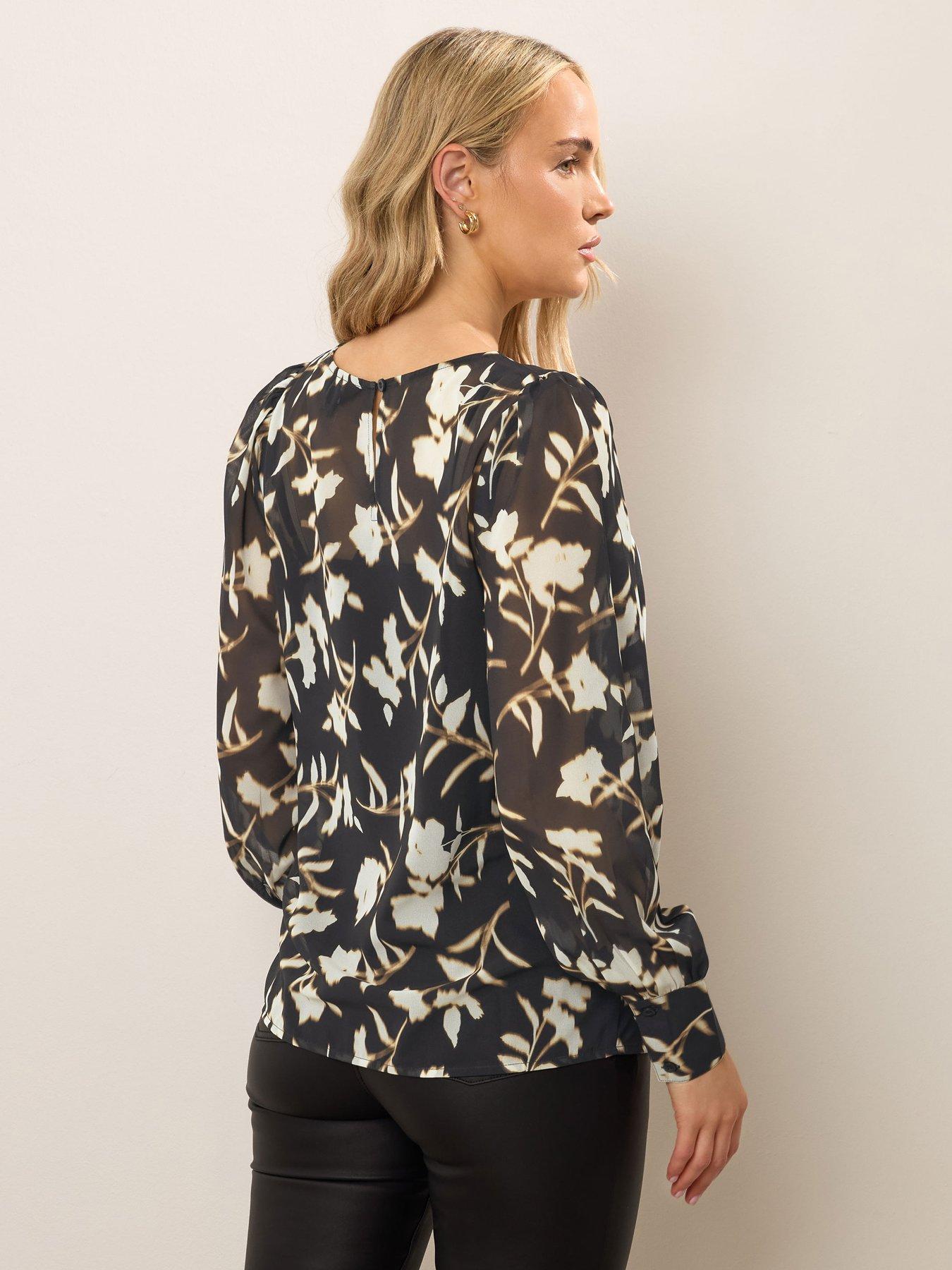 long-tall-sally-scoop-neck-georgette-top-blackstillFront