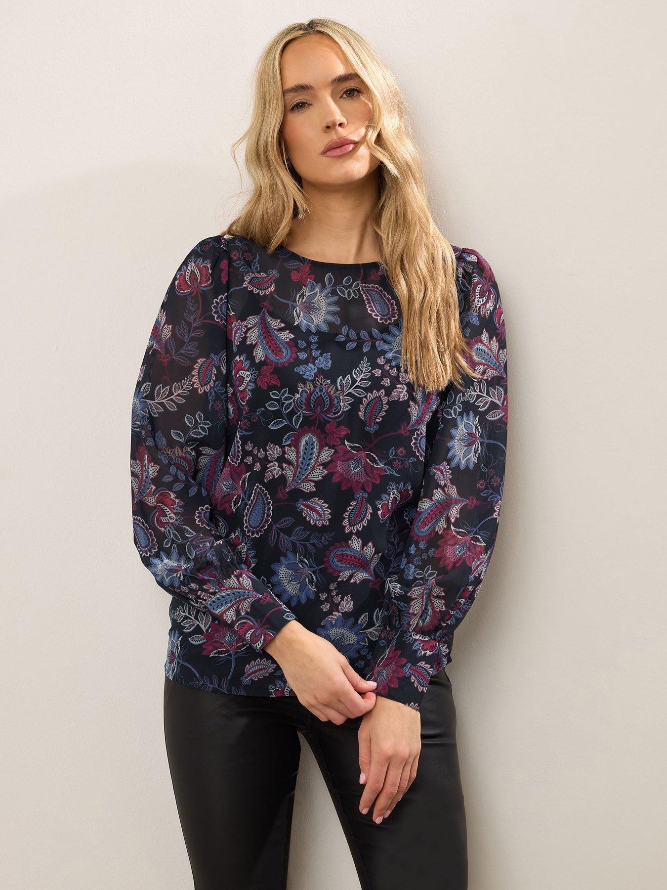 long-tall-sally-scoop-neck-georgette-top-blackfront