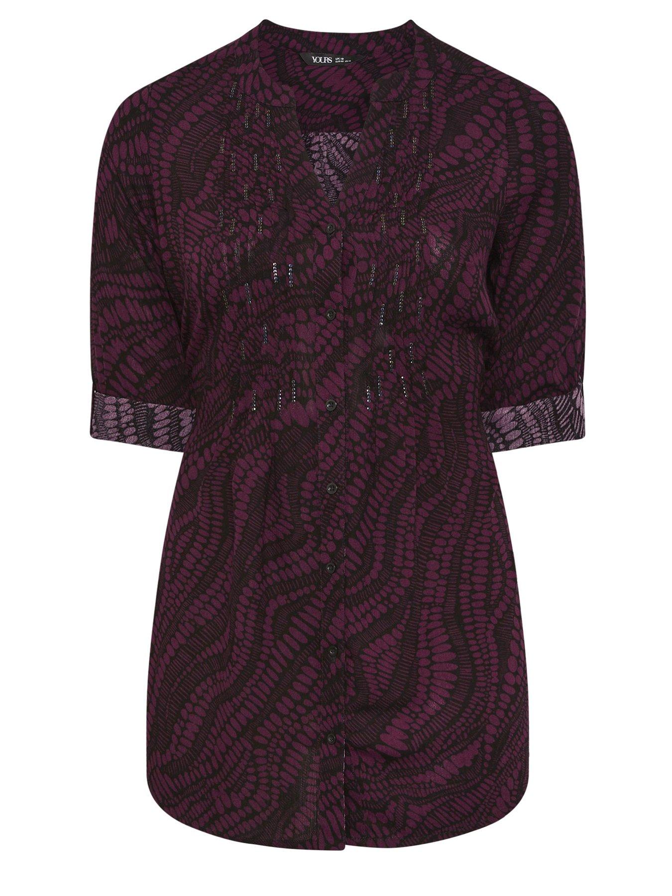 yours-curve-pintuck-blouse-blackdetail