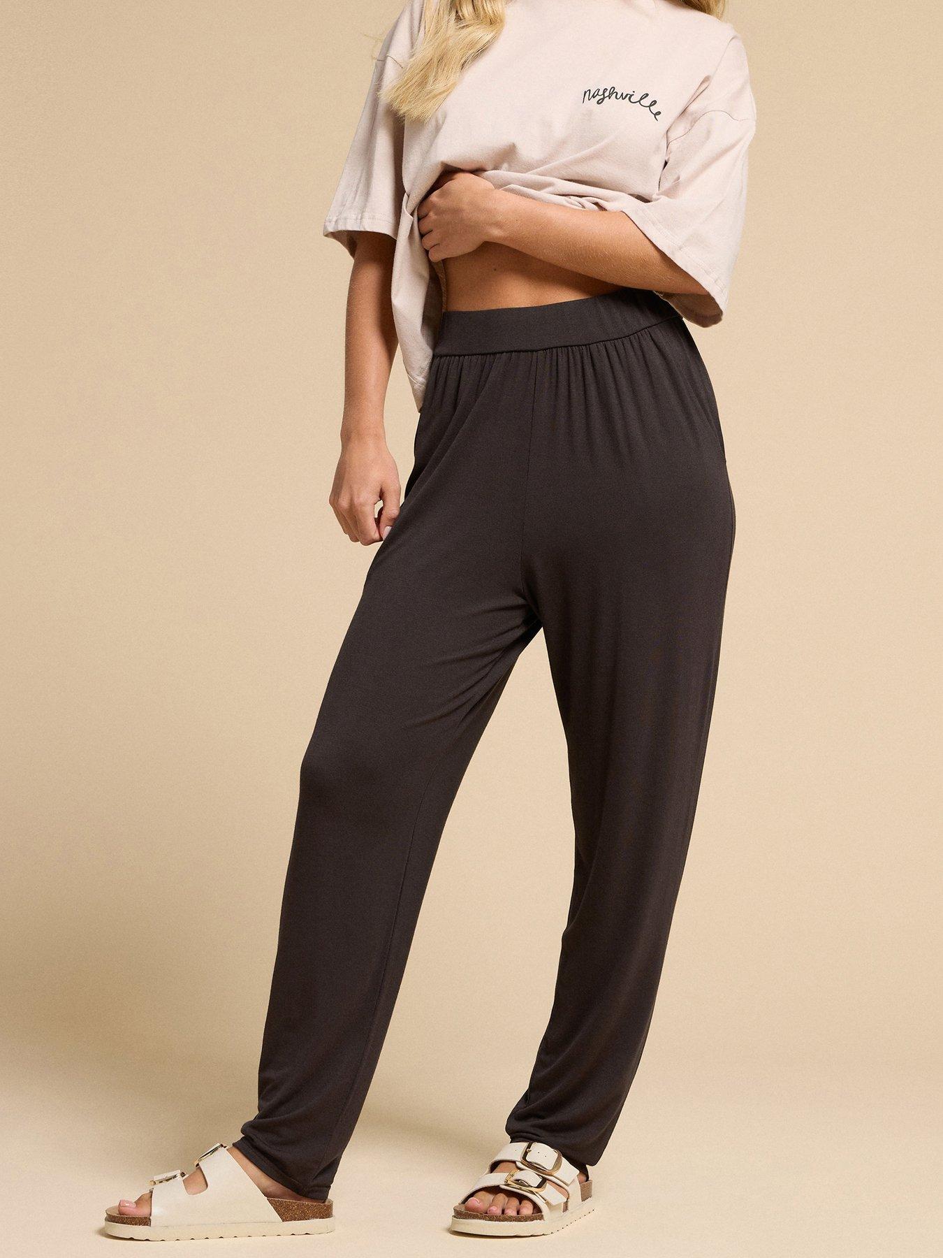 pixiegirl-petite-harem-trousers-brown