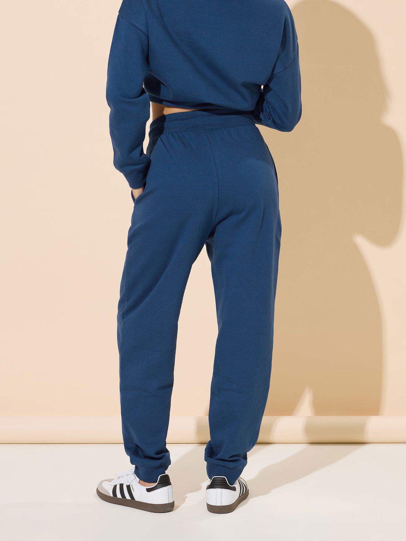 pixiegirl-petite-cuffed-jogger-bluestillFront