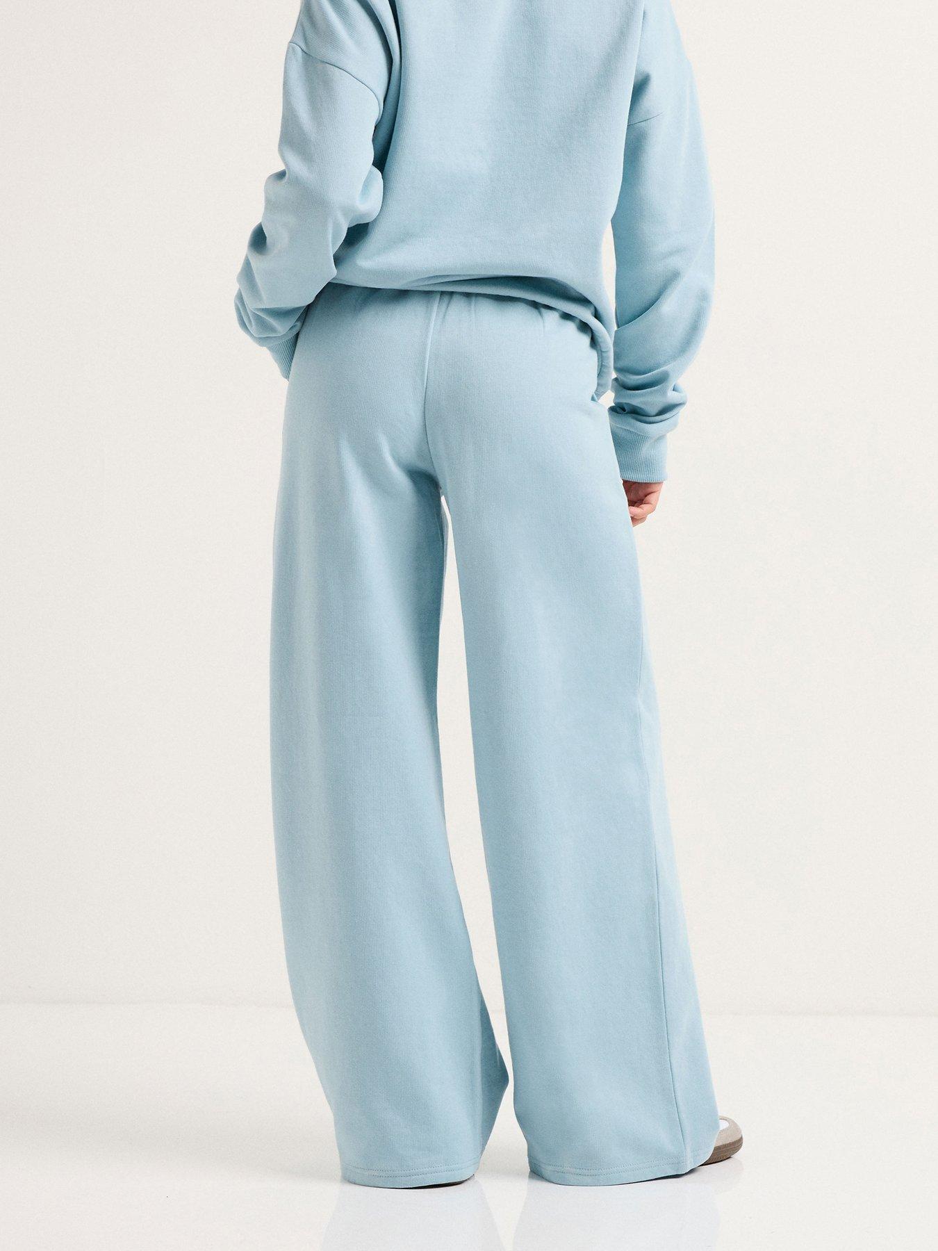 pixiegirl-petite-patch-pocket-wide-leg-jogger-bluestillFront